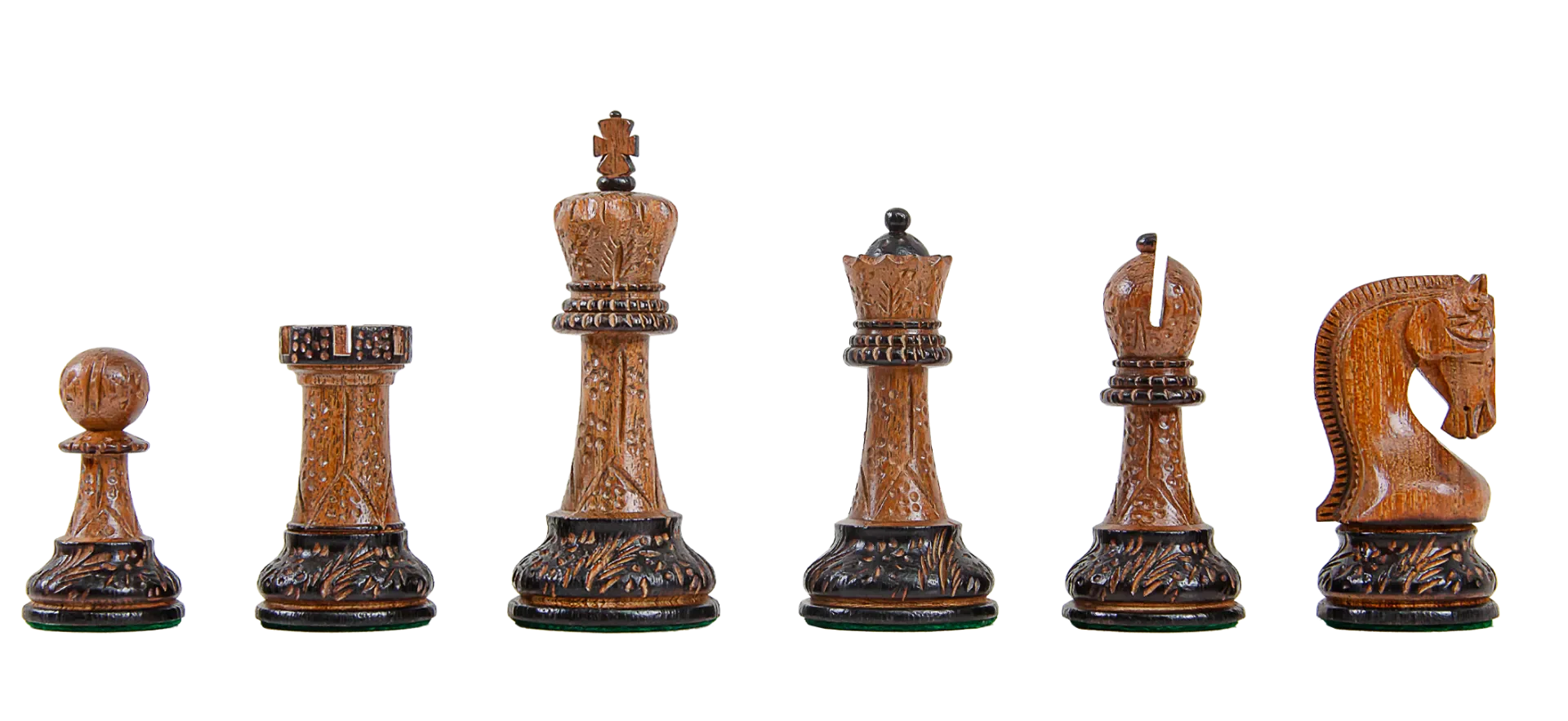 Burnt Golden Rosewood and Burnt Boxwood