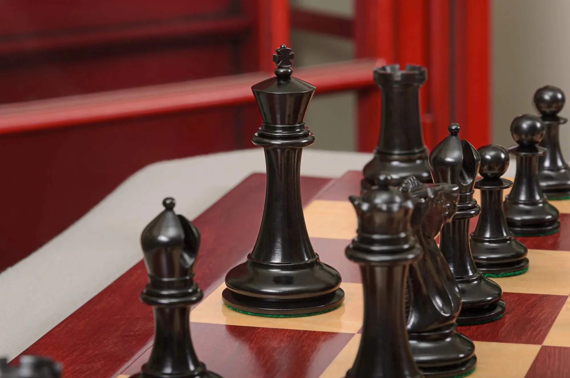 The Genuine Staunton® Collection - Leuchars Series Vintage Luxury Chess Pieces - 3.5" King - Image 11