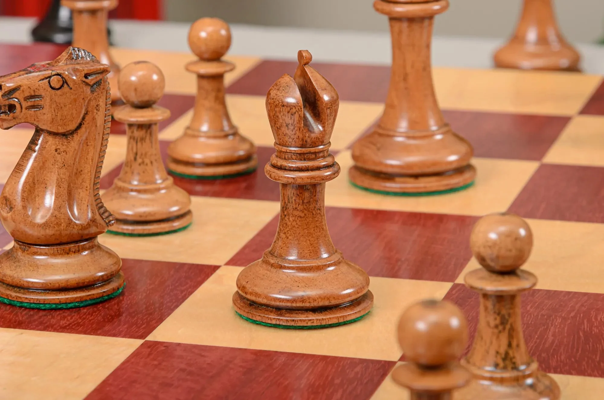 The Genuine Staunton® Collection - Leuchars Series Vintage Luxury Chess Pieces - 3.5" King - Image 16