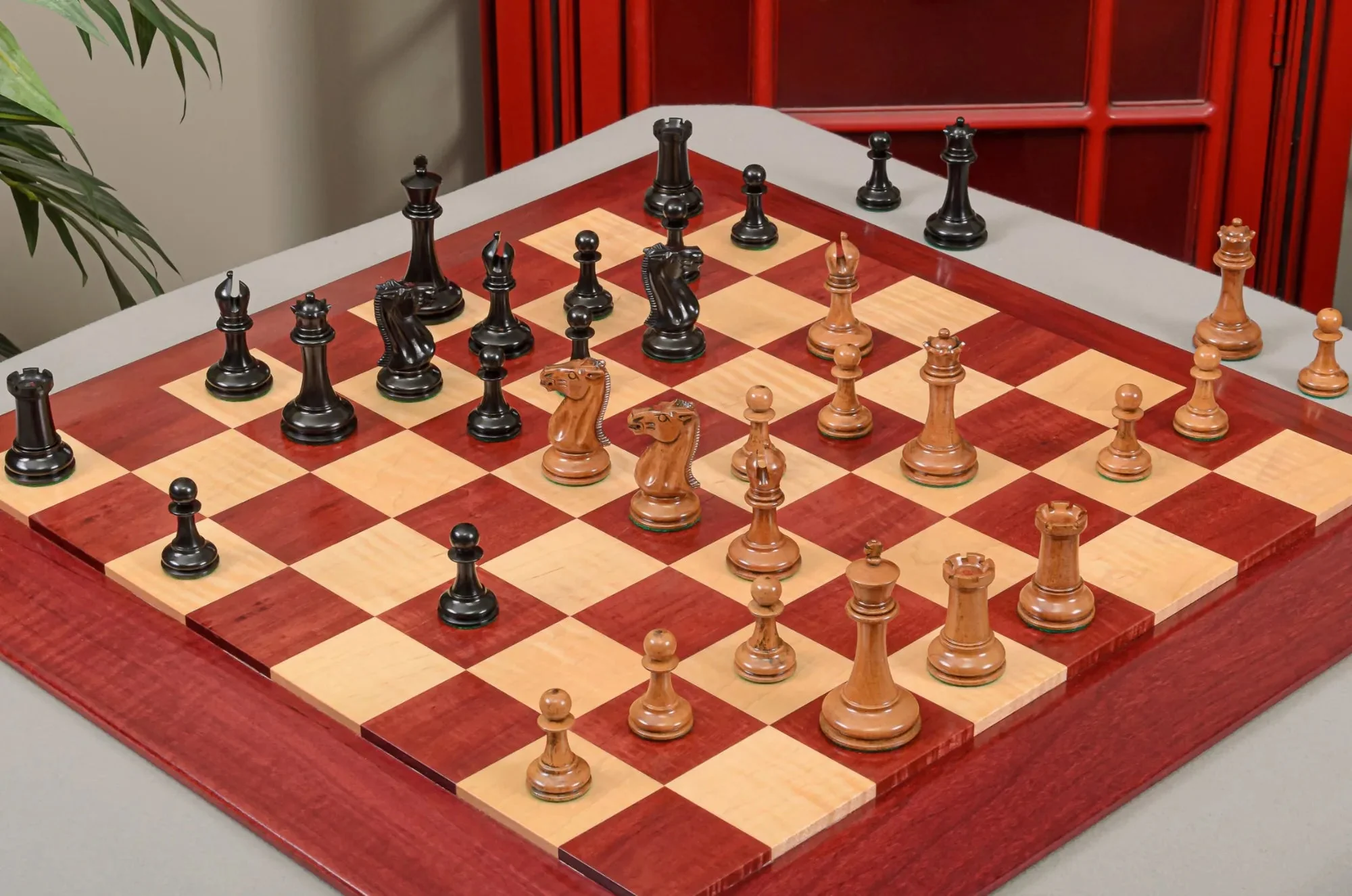 The Genuine Staunton® Collection - Leuchars Series Vintage Luxury Chess Pieces - 3.5" King - Image 2