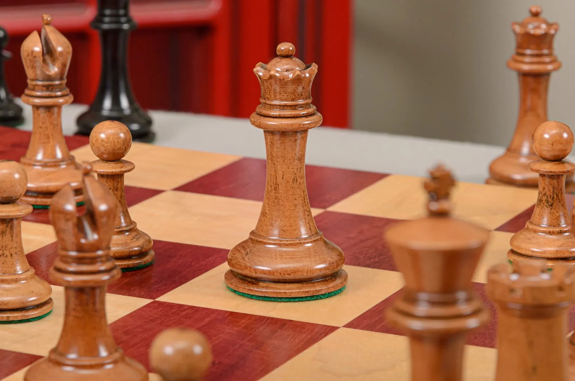 The Genuine Staunton® Collection - Leuchars Series Vintage Luxury Chess Pieces - 3.5" King - Image 6