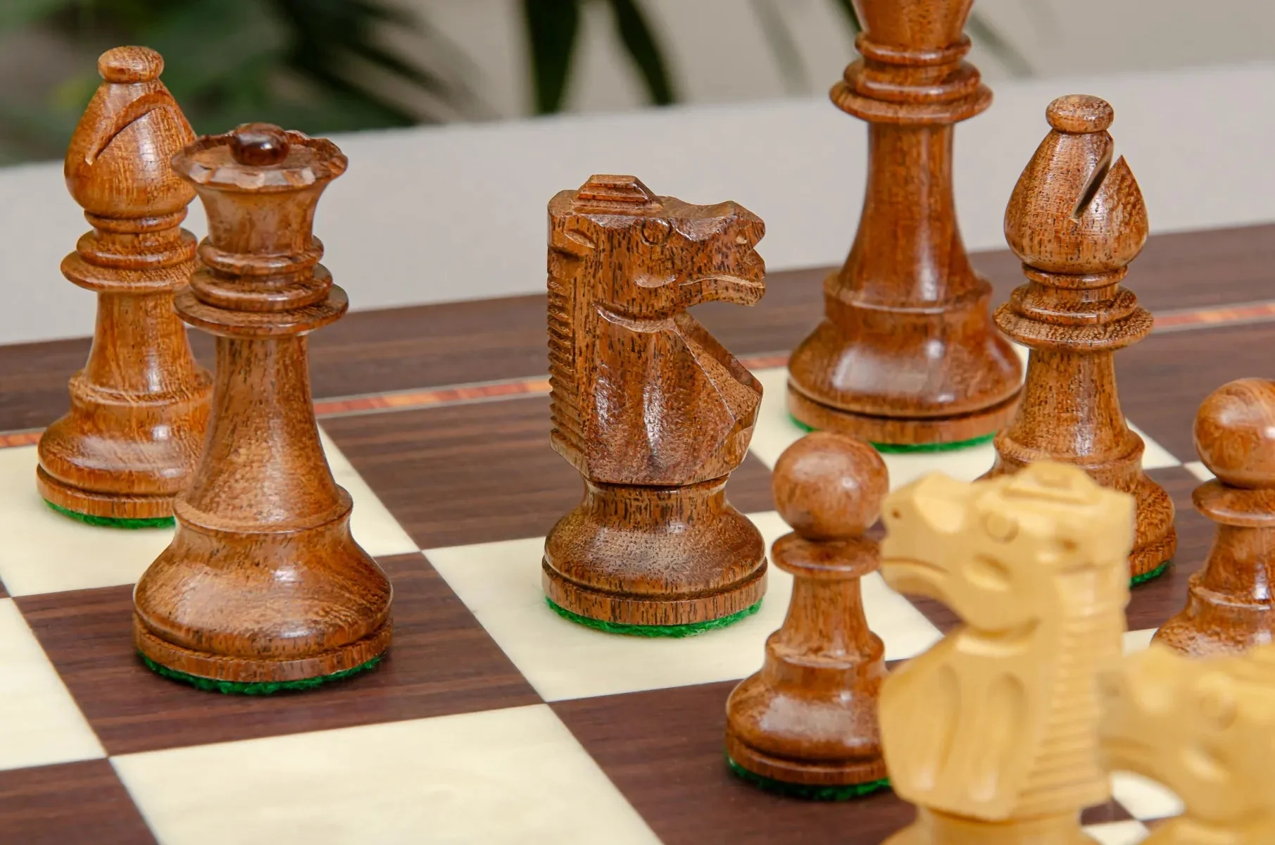 The Library Club Series Chess Set, Box, & Board Combination - Image 3