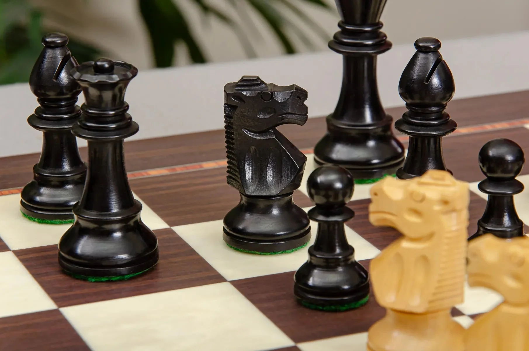 The Library Club Series Chess Set, Box, & Board Combination - Image 6