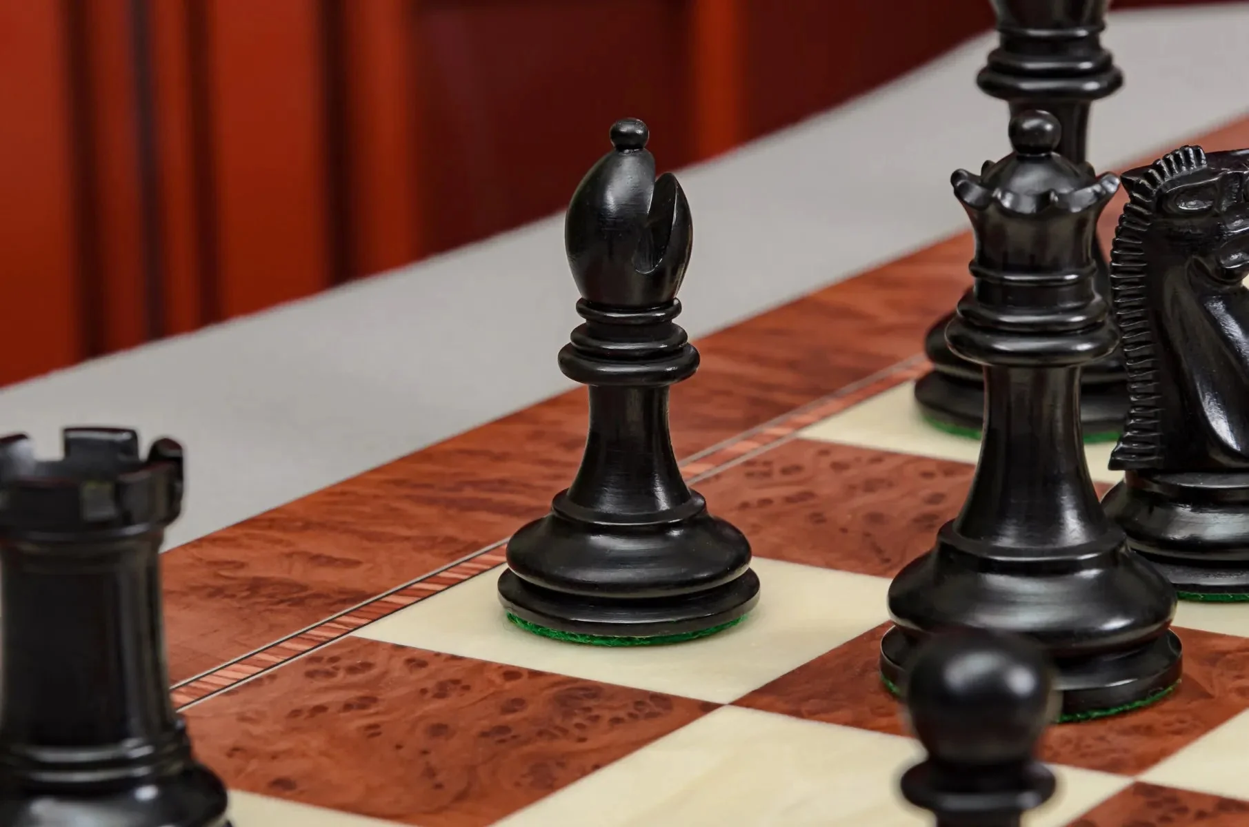 The Library Collection - The Zukertort Series Luxury Chess Pieces - 2.875" King - Image 10
