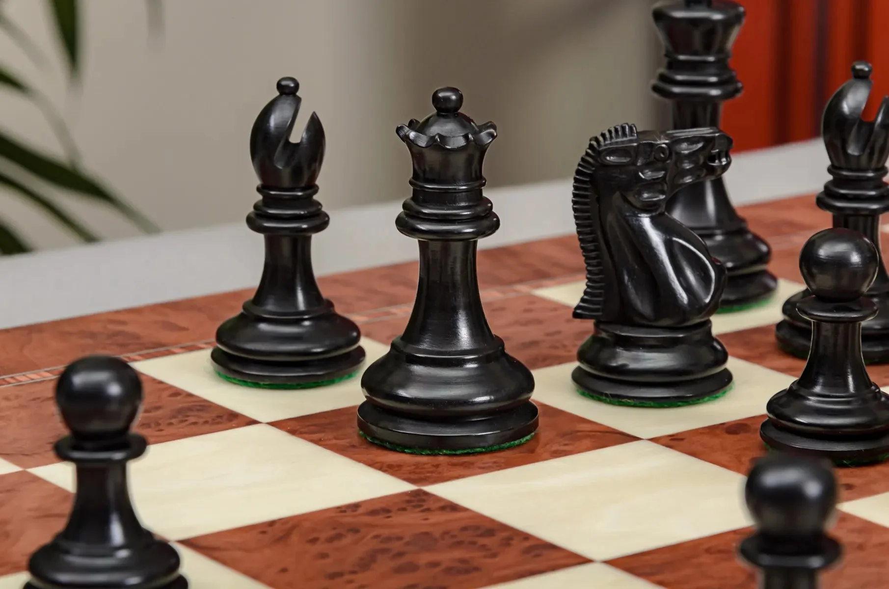 The Library Collection - The Zukertort Series Luxury Chess Pieces - 2.875" King - Image 4