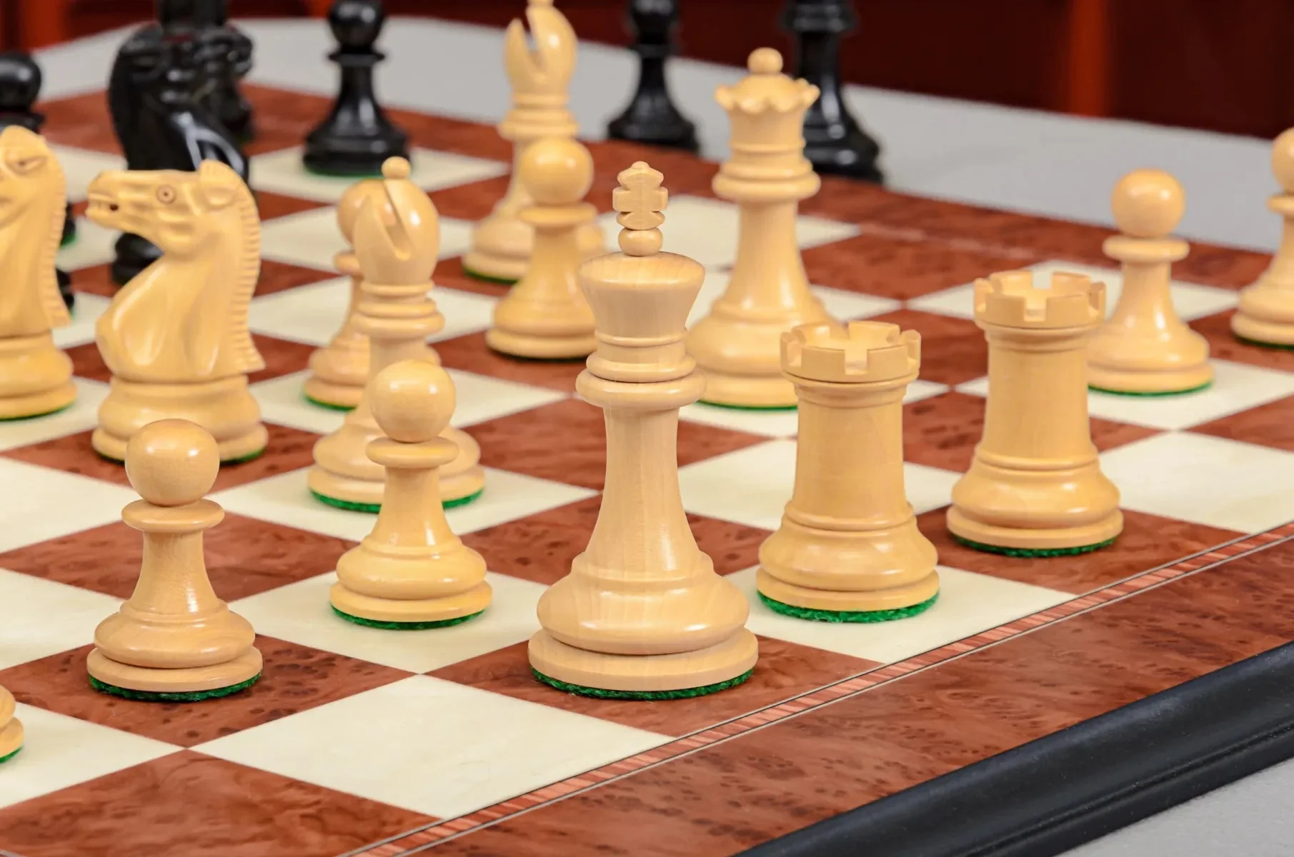The Library Collection - The Zukertort Series Luxury Chess Pieces - 2.875" King - Image 5