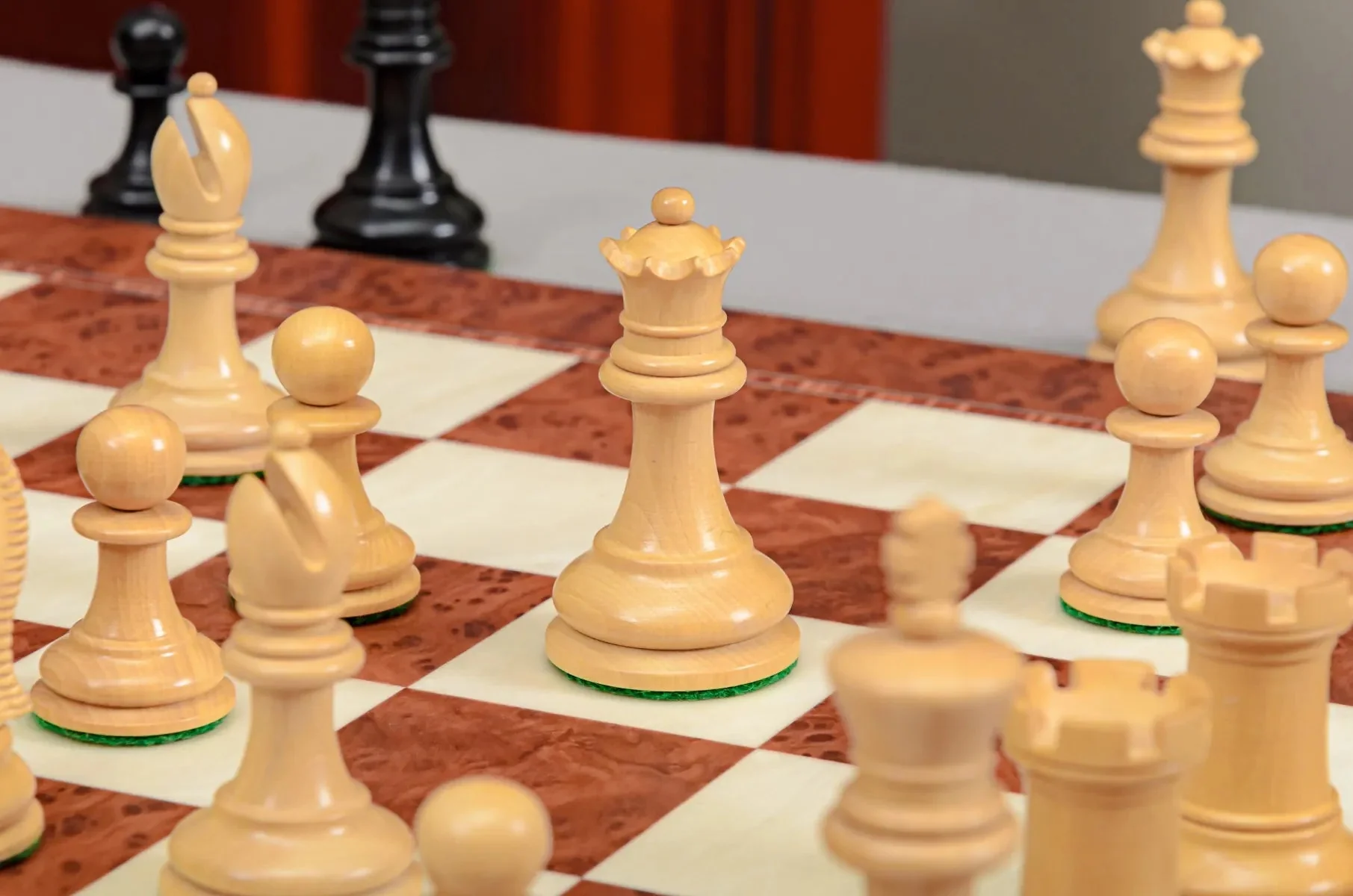 The Library Collection - The Zukertort Series Luxury Chess Pieces - 2.875" King - Image 7