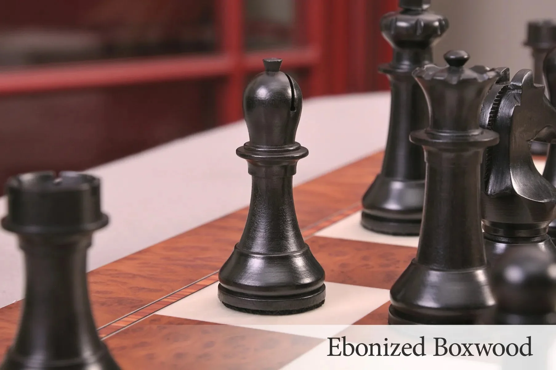 The Library FIDE Official World Championship of Chess Series Pieces - 3" King - Image 11