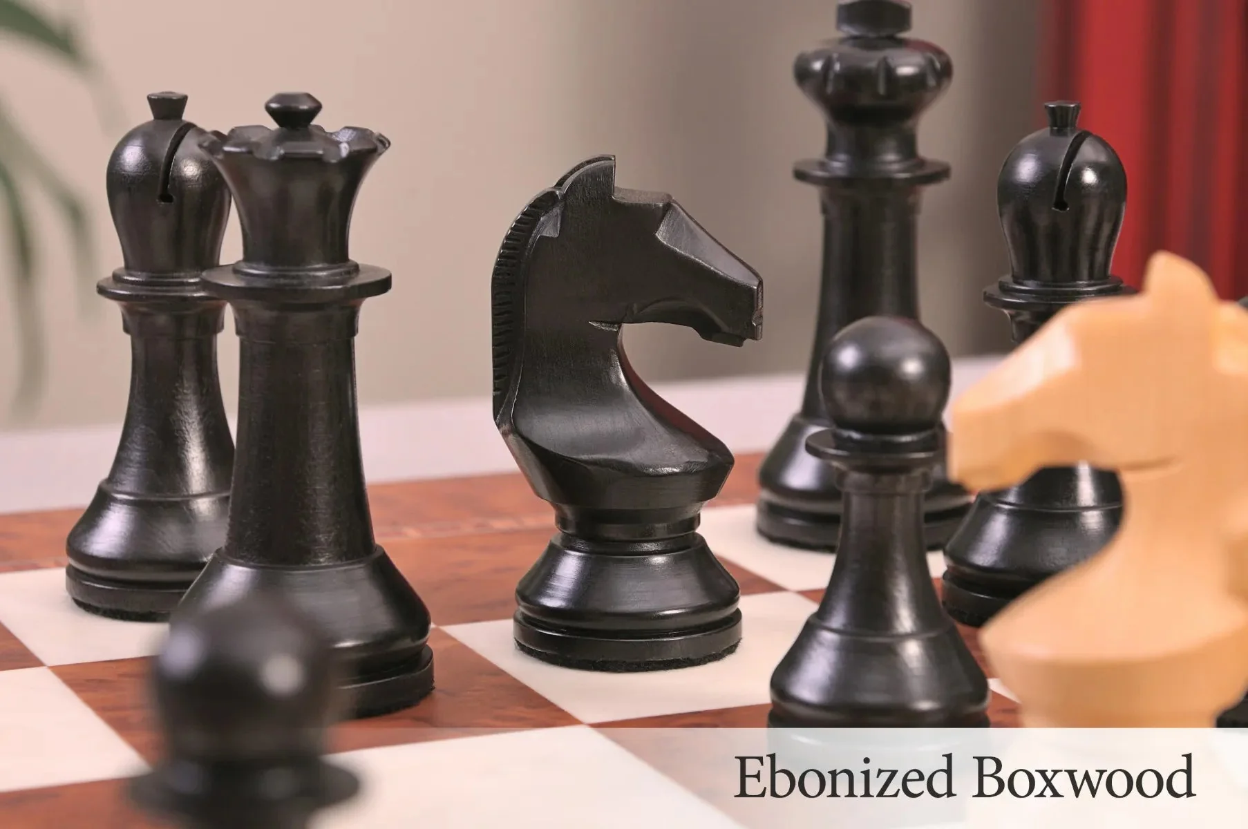 The Library FIDE Official World Championship of Chess Series Pieces - 3" King - Image 12