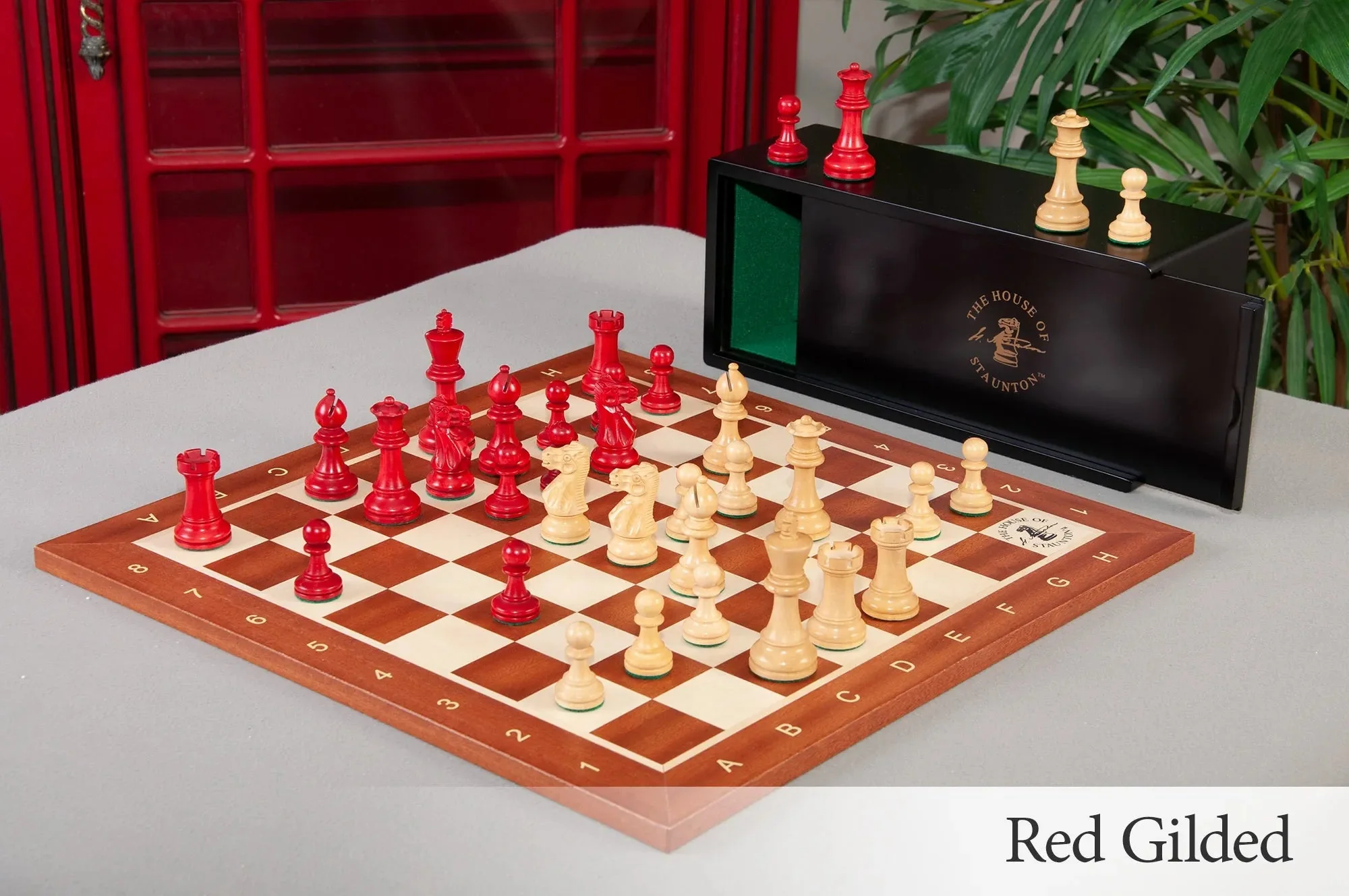 The Library Grandmaster Chess Set, Box, & Board Combination - Image 13
