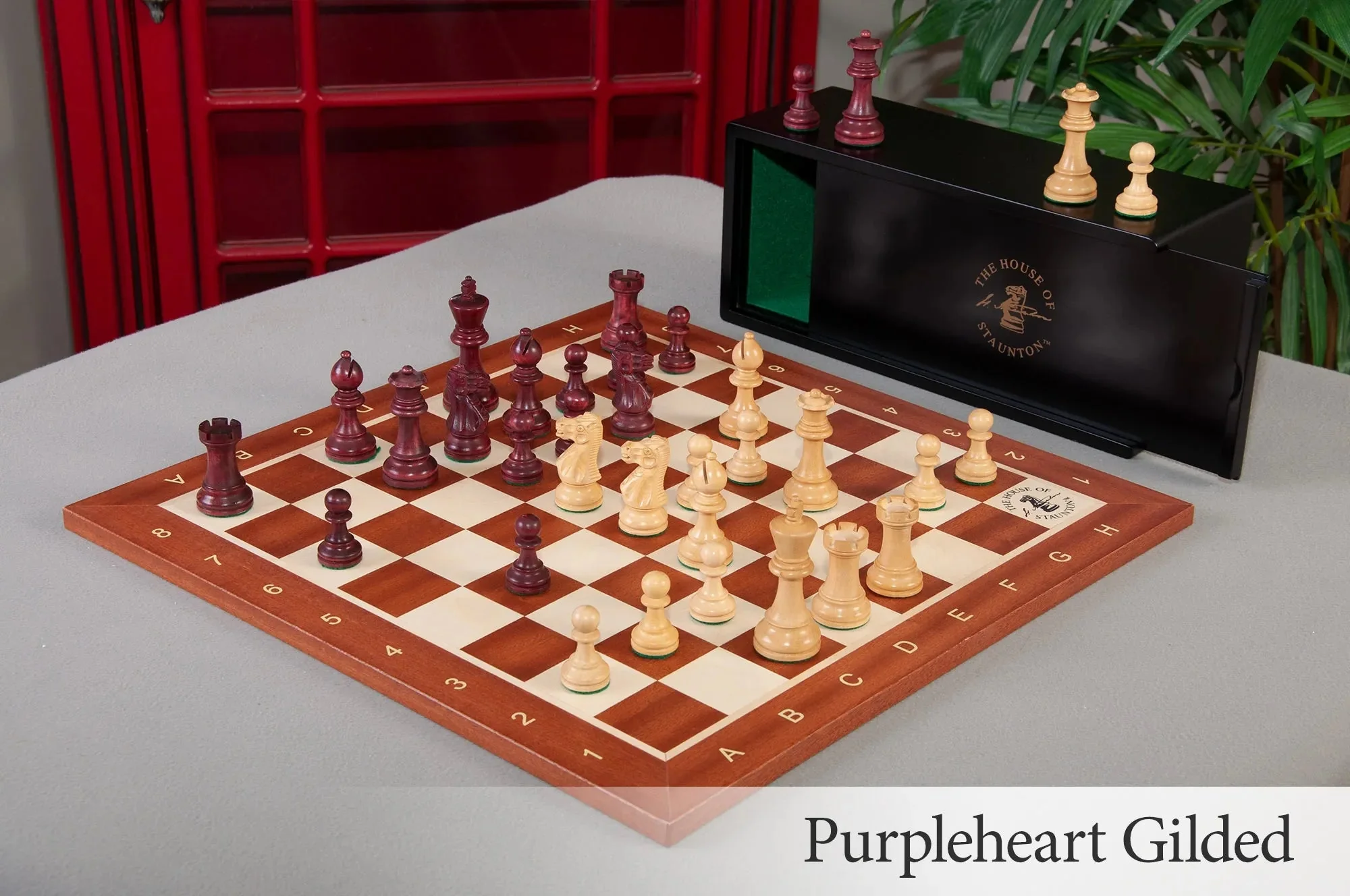 The Library Grandmaster Chess Set, Box, & Board Combination - Image 17