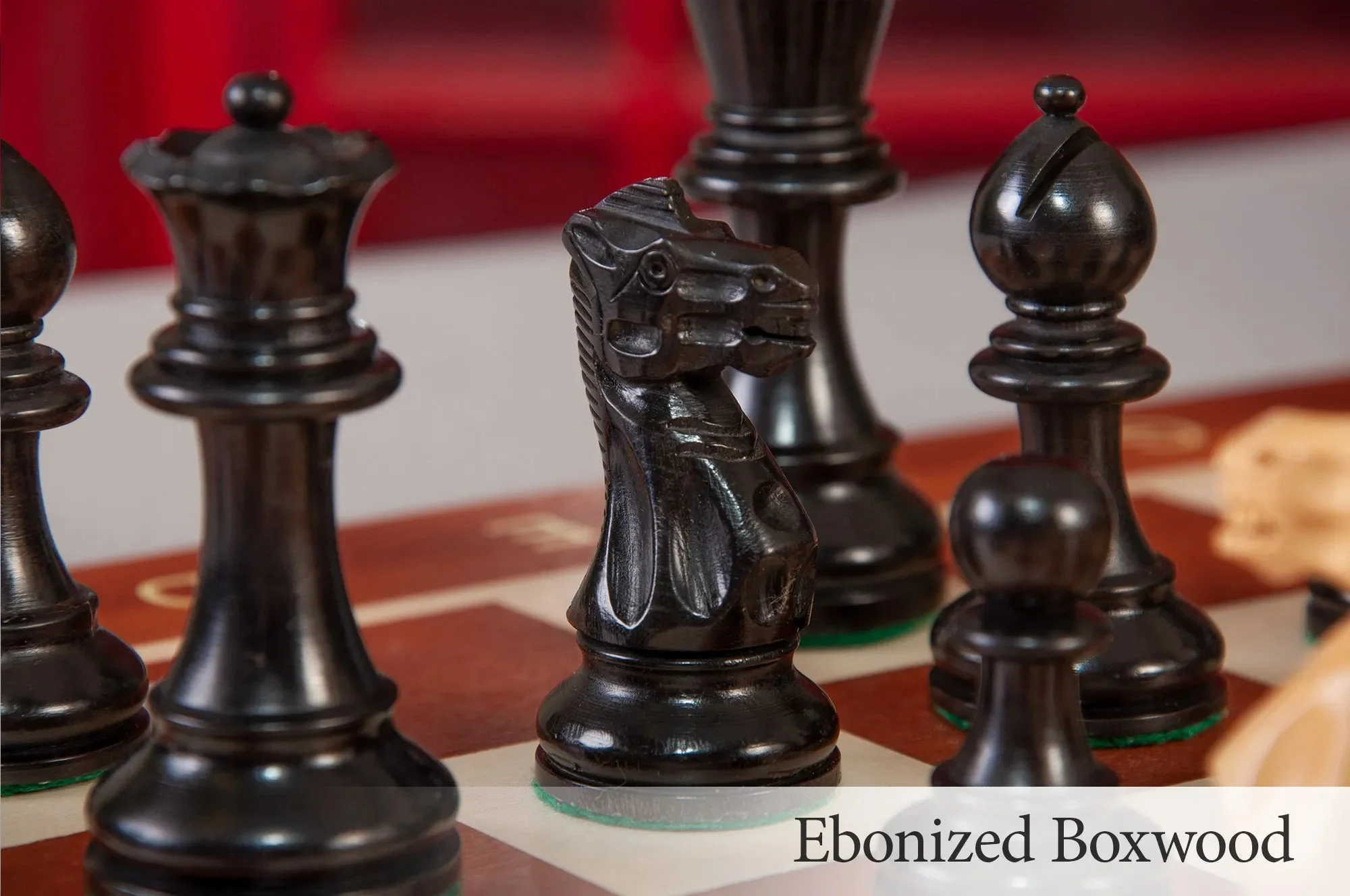 The Library Grandmaster Chess Set, Box, & Board Combination - Image 4