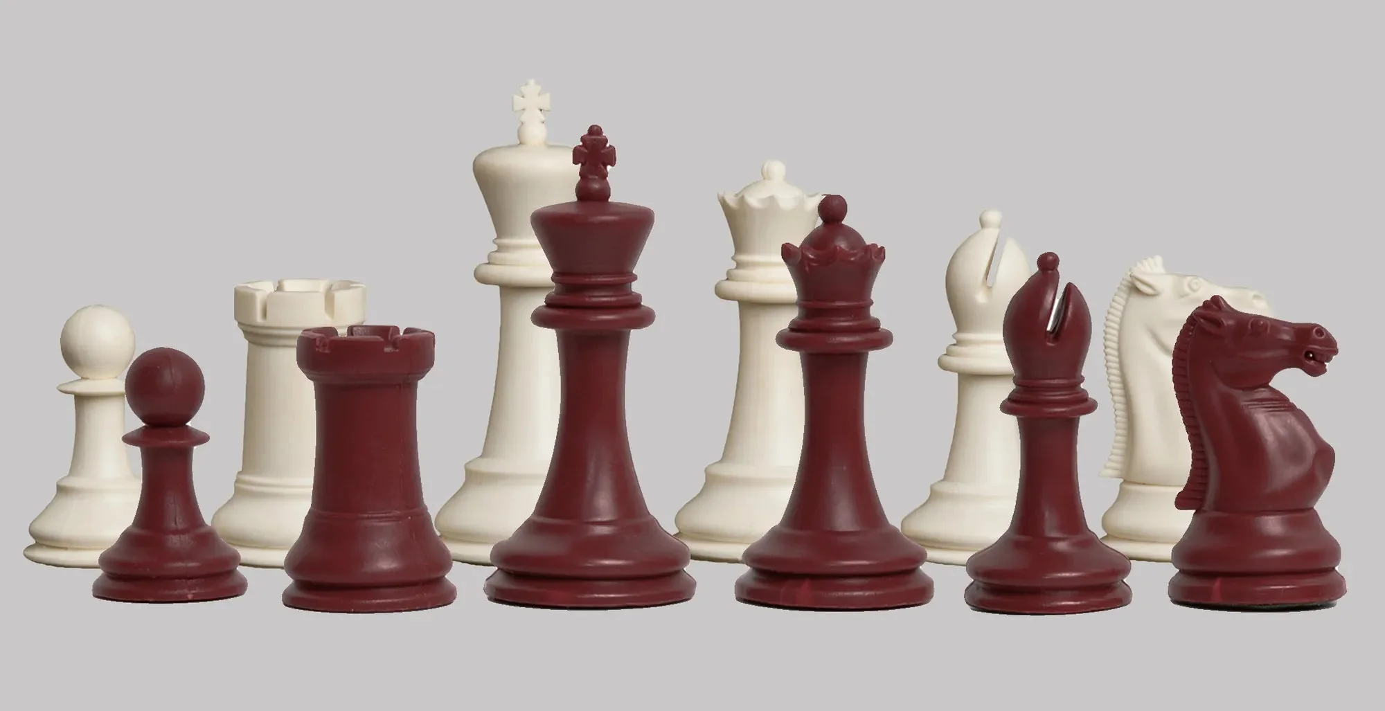 The Marshall Library Series Plastic Chess Pieces - 2.875" King - Image 7