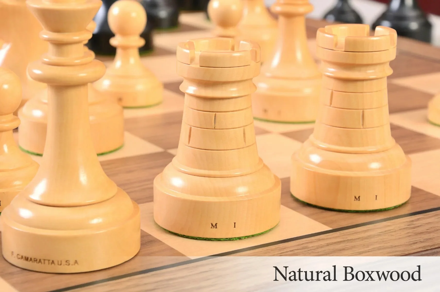 The Camaratta Collection - The Louis Persinger II Series Chess Pieces - 3.6" King - Image 8