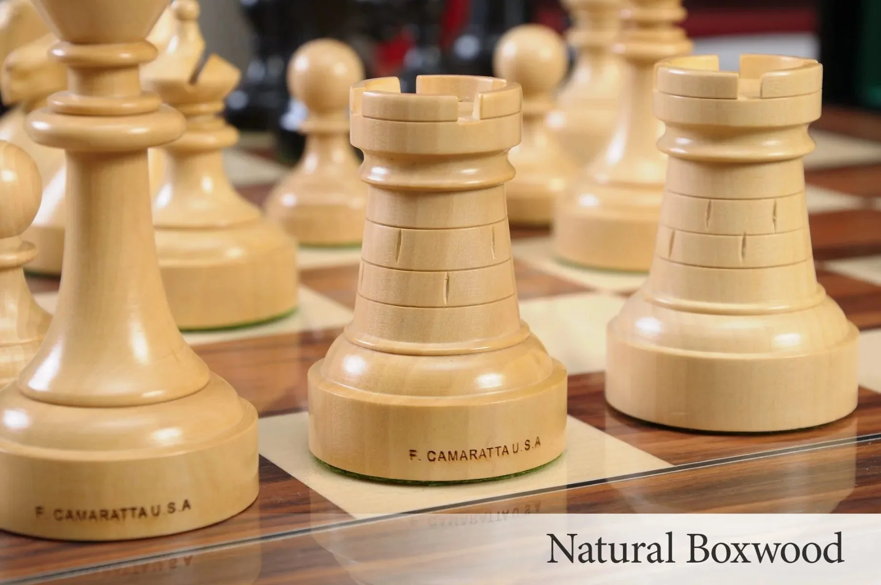 The Camaratta Collection - The Louis Persinger Series Chess Pieces - 3.6" King - Image 20