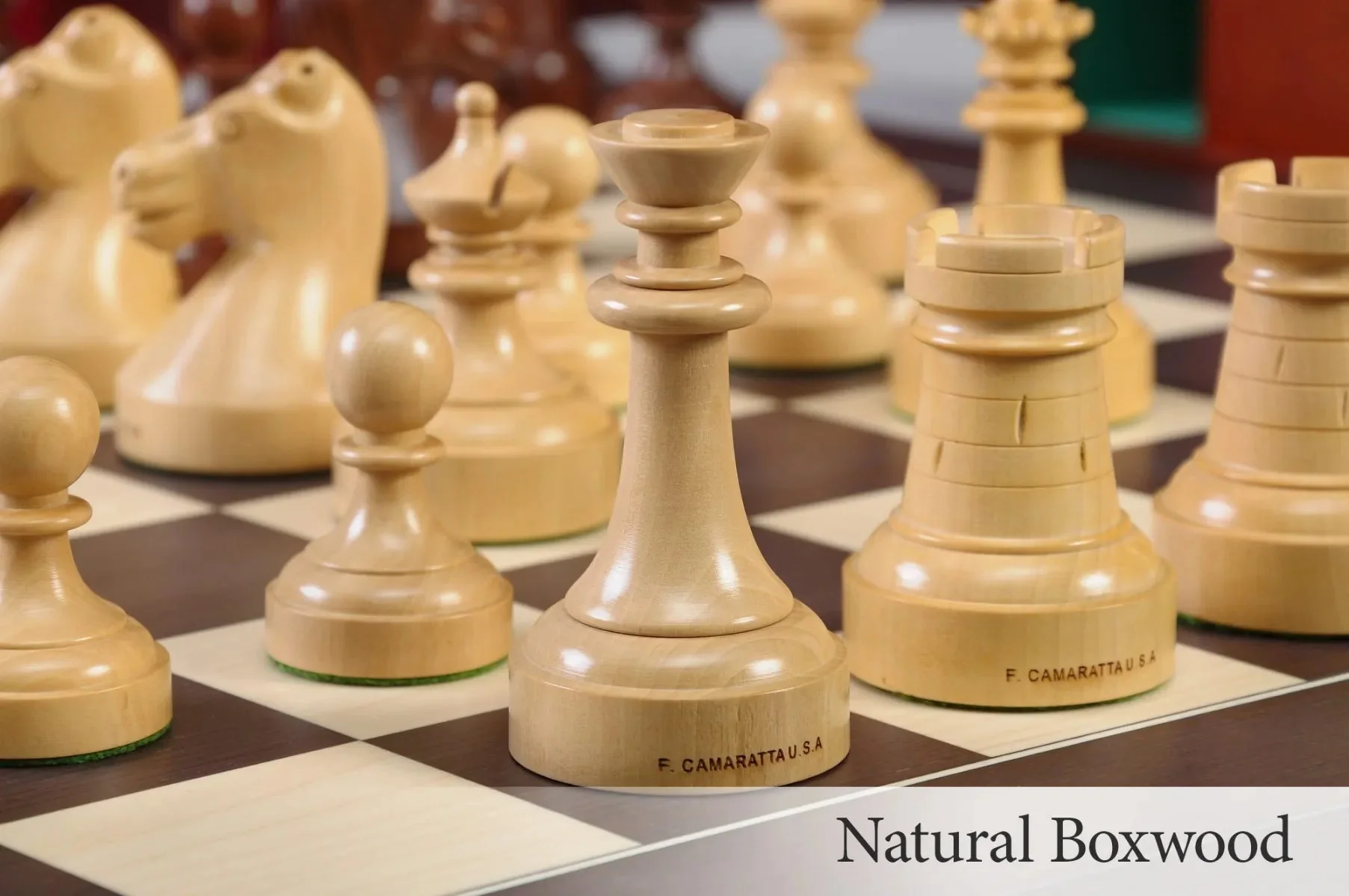 The Camaratta Collection - The Louis Persinger Series Chess Pieces - 3.6" King - Image 3