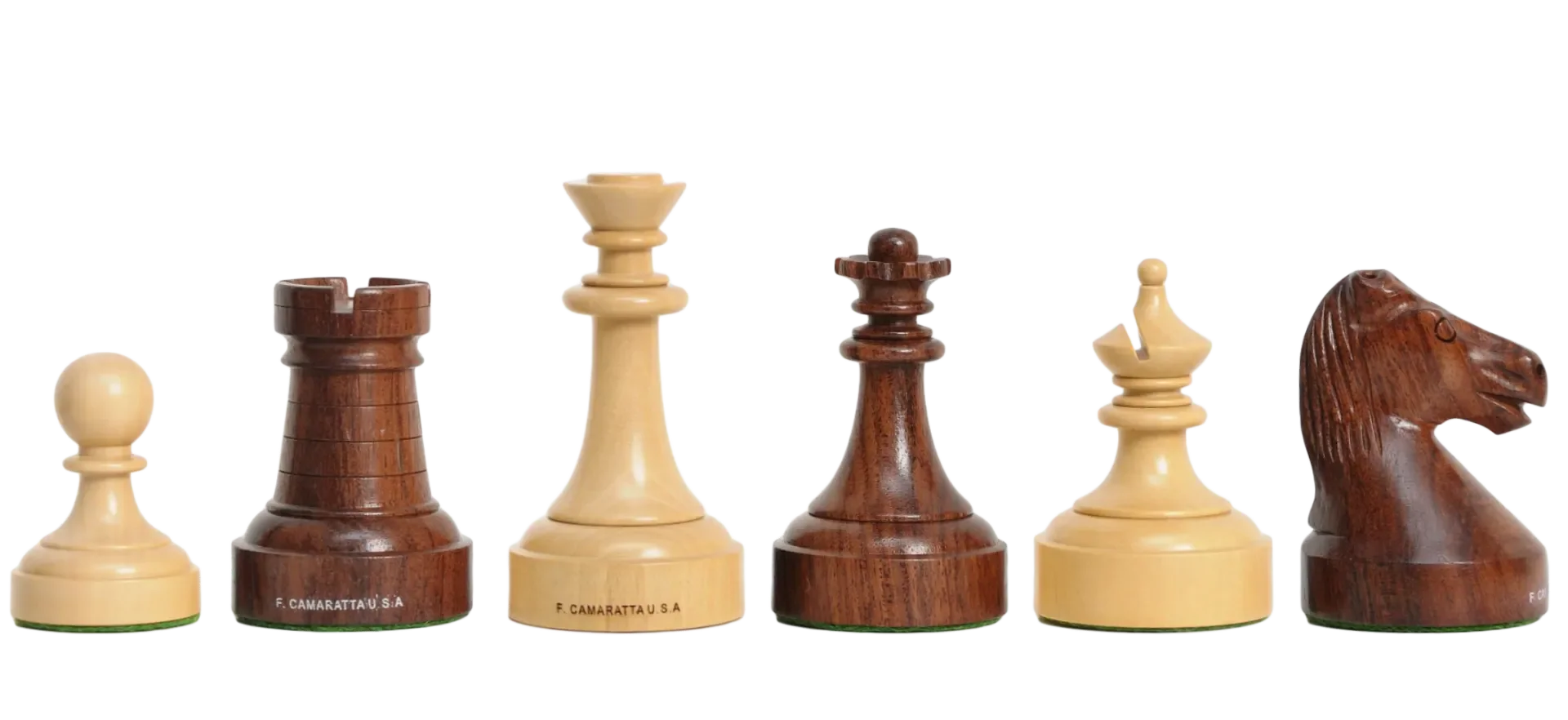 The Camaratta Collection - The Louis Persinger Series Chess Pieces - 3.6" King - Image 35