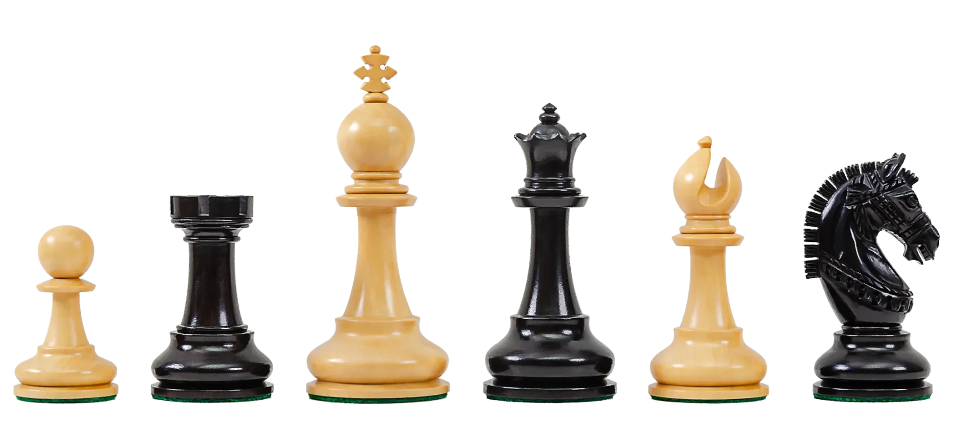 The Lucca Series Artisan Chess Pieces - 4.4" King