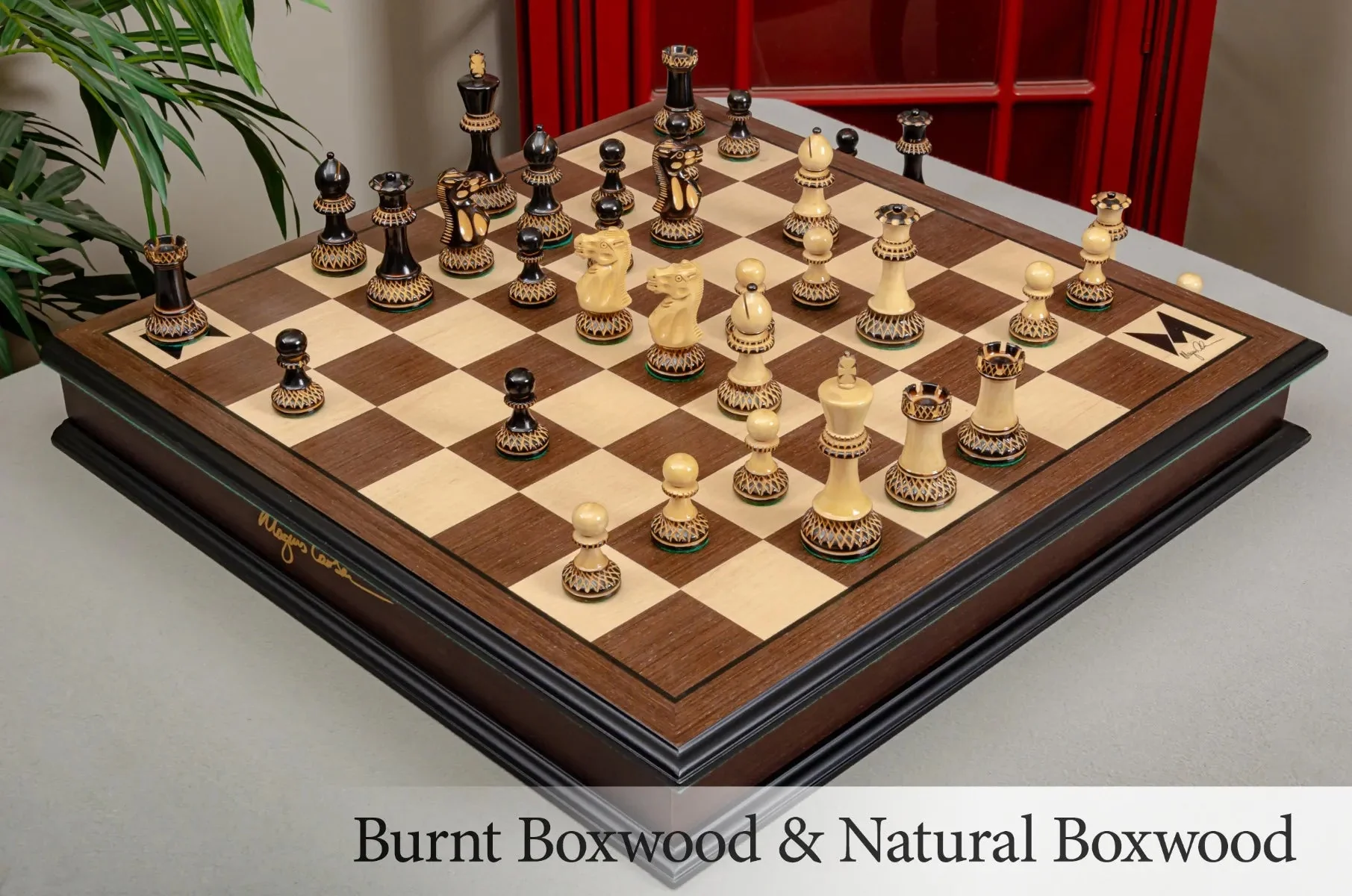 The Magnus Carlsen Luxury Signature Casket & Chess Set Combination - Image 11