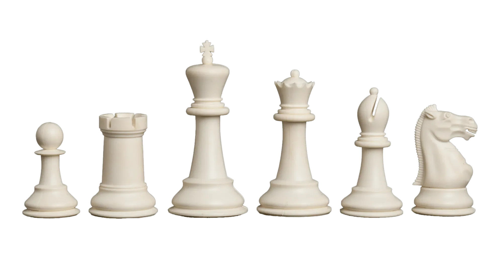 The Marshall Series Plastic Chess Pieces - 3.75" King - Image 3