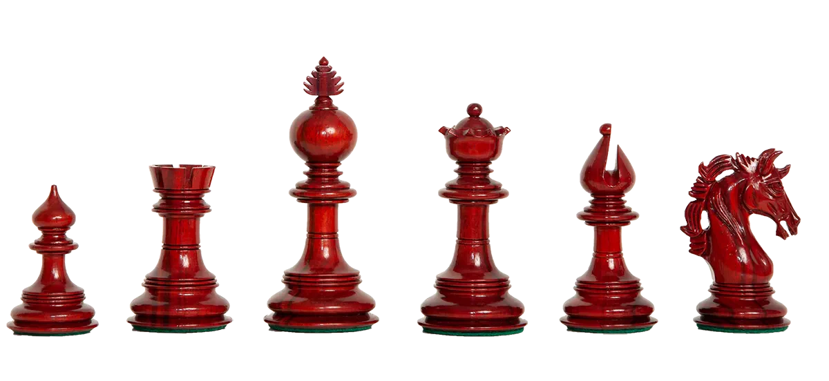 Blood Rosewood and Natural Boxwood
