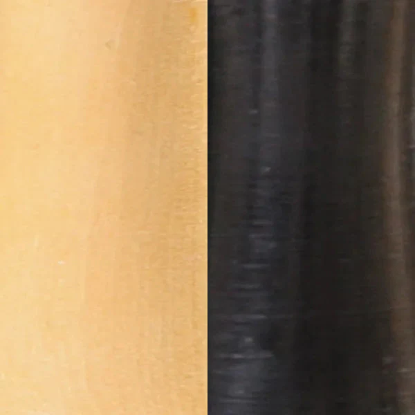 Ebonized Boxwood and Natural Boxwood