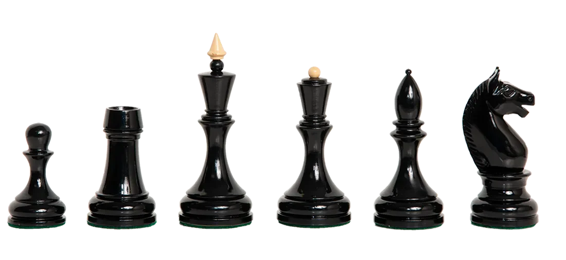 Black and Natural Lacquered