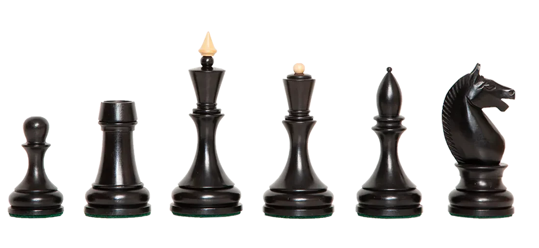 Ebonized Boxwood and Natural Boxwood