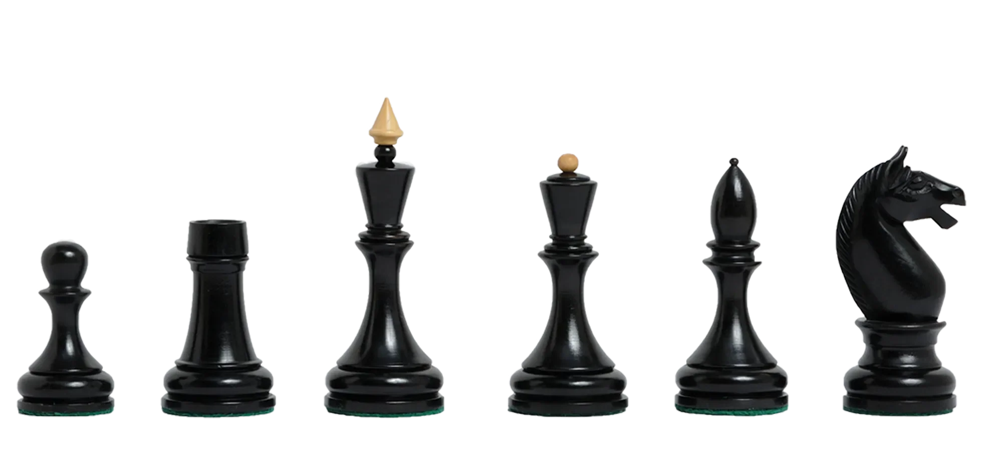 Ebonized Boxwood and Natural Boxwood