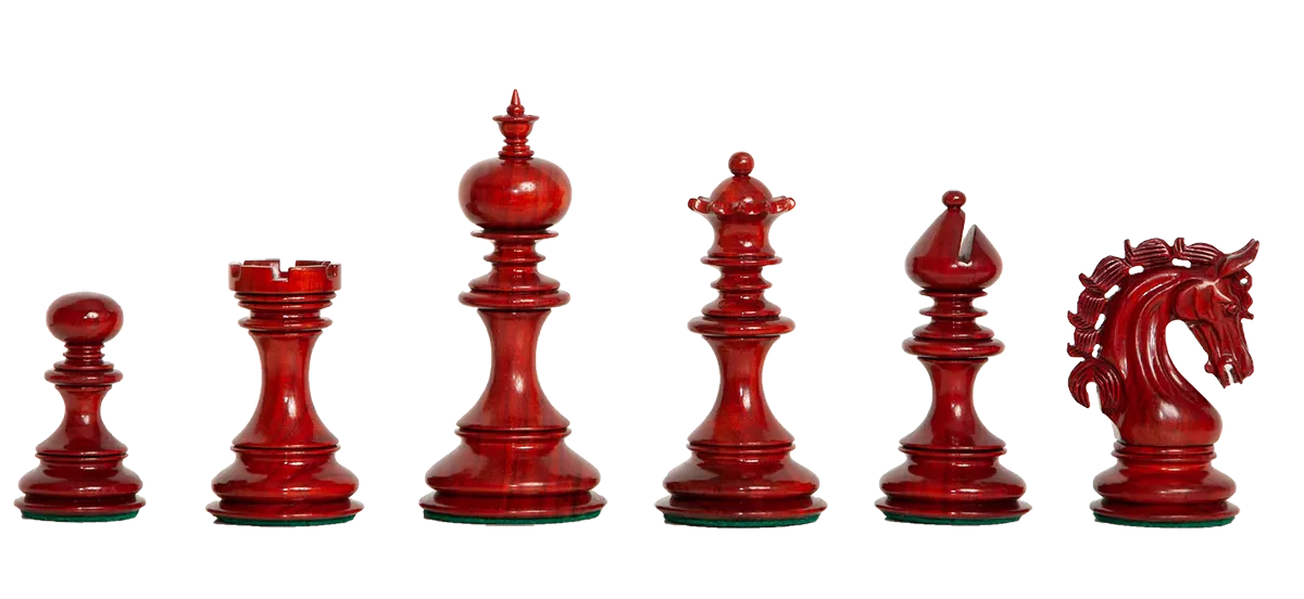 Blood Rosewood and Natural Boxwood