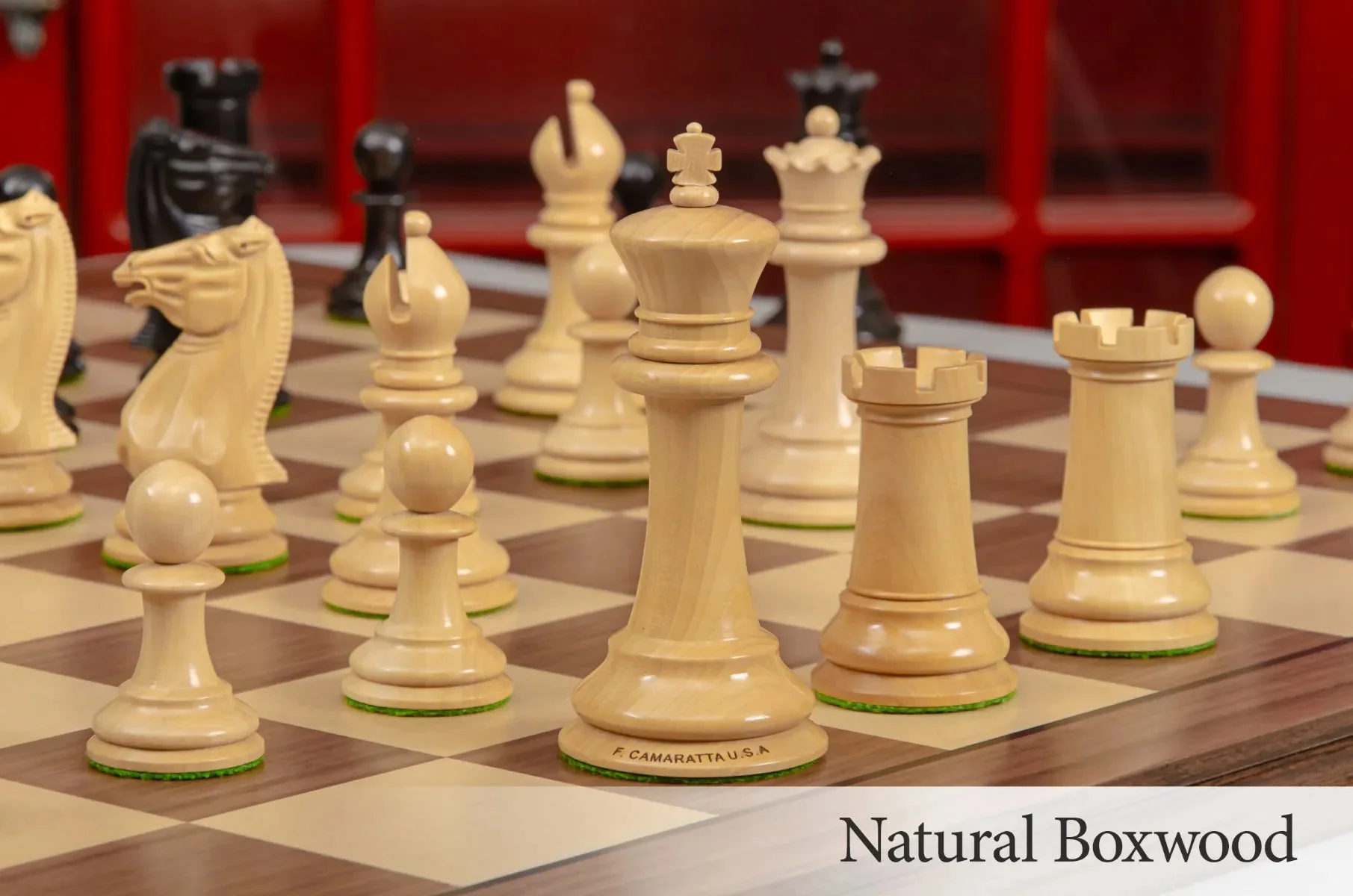 The Morphy Series Luxury Chess Pieces - 4.4" King - Image 4
