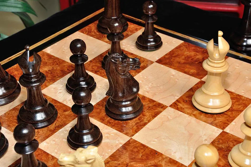 CLEARANCE - The Morphy Series Luxury Chess Pieces - 4.4" King - Image 36