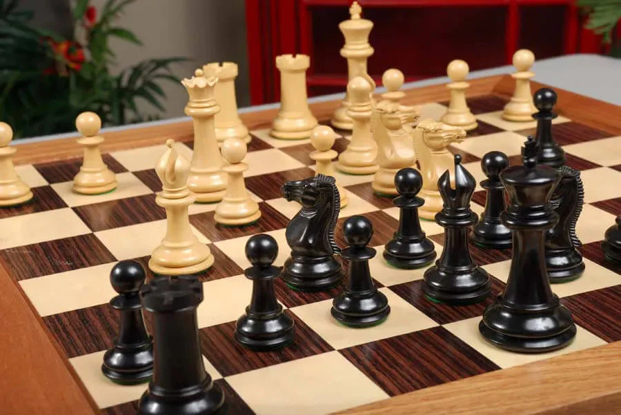 CLEARANCE - The Morphy Series Luxury Chess Pieces - 4.4" King - Image 6