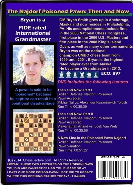 E-DVD The Najdorf Poison Pawn - Then and Now - Chess Lecture - Volume 99 - Image 2
