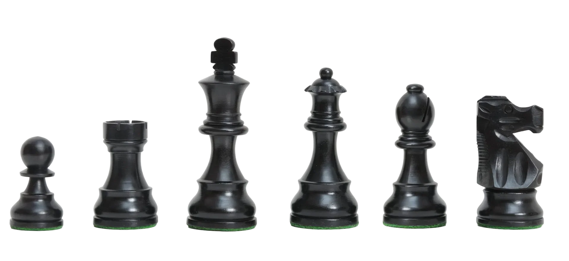 Ebonized Boxwood and Natural Boxwood