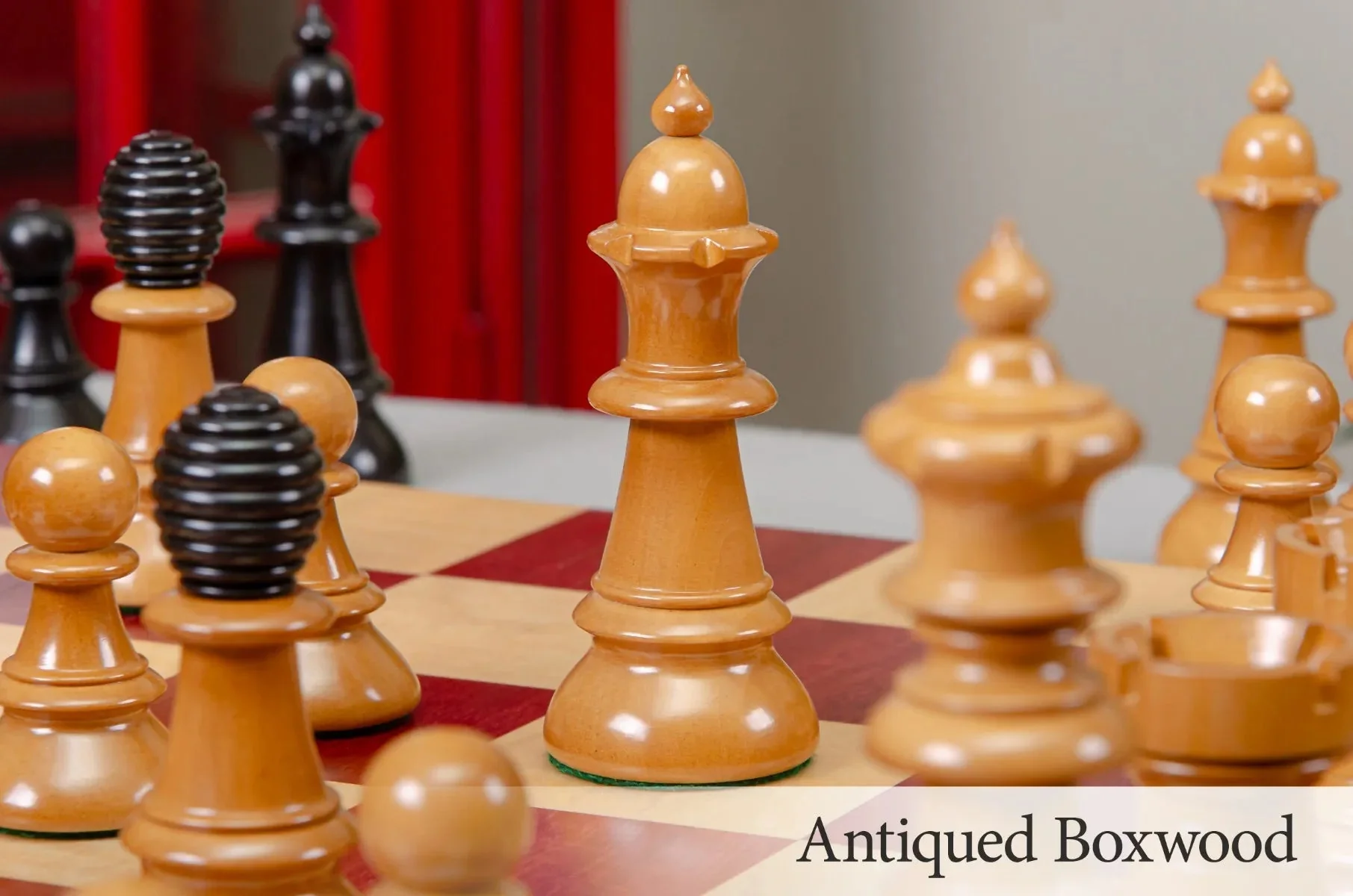The Old Vienna Coffeehouse Series Chess Pieces - 4.5" King - Image 4