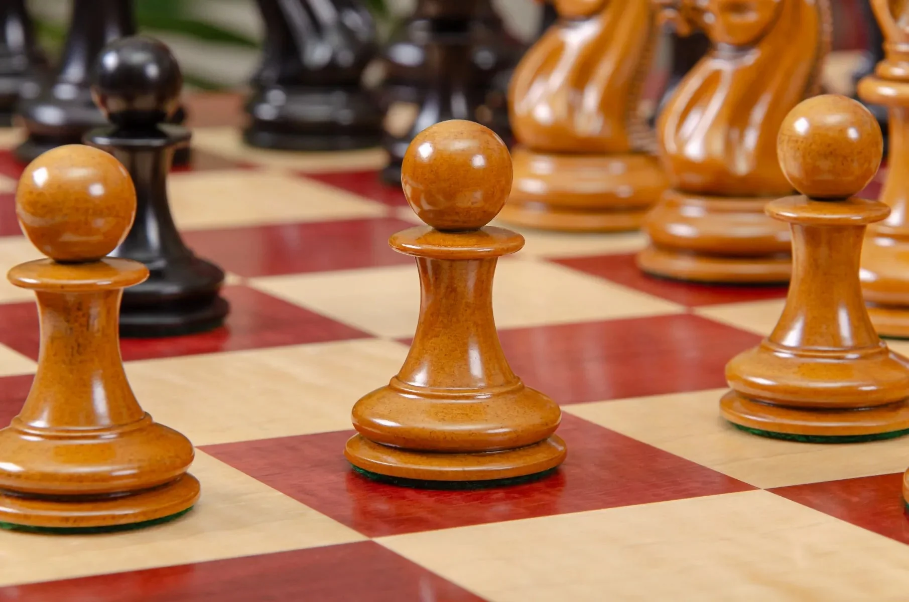 The Original 1849 Vintage Series Chess Pieces - 4.4" King - Image 10