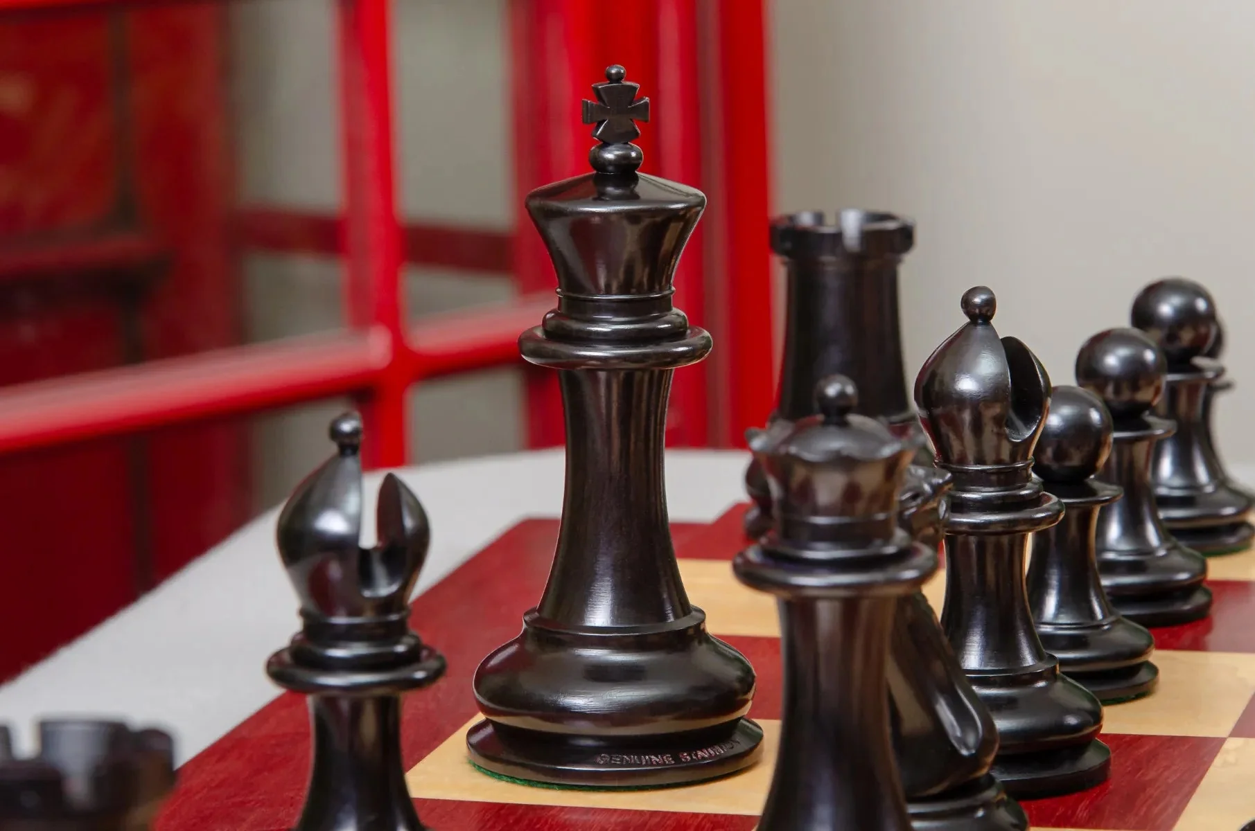 The Original 1849 Vintage Series Chess Pieces - 4.4" King - Image 11