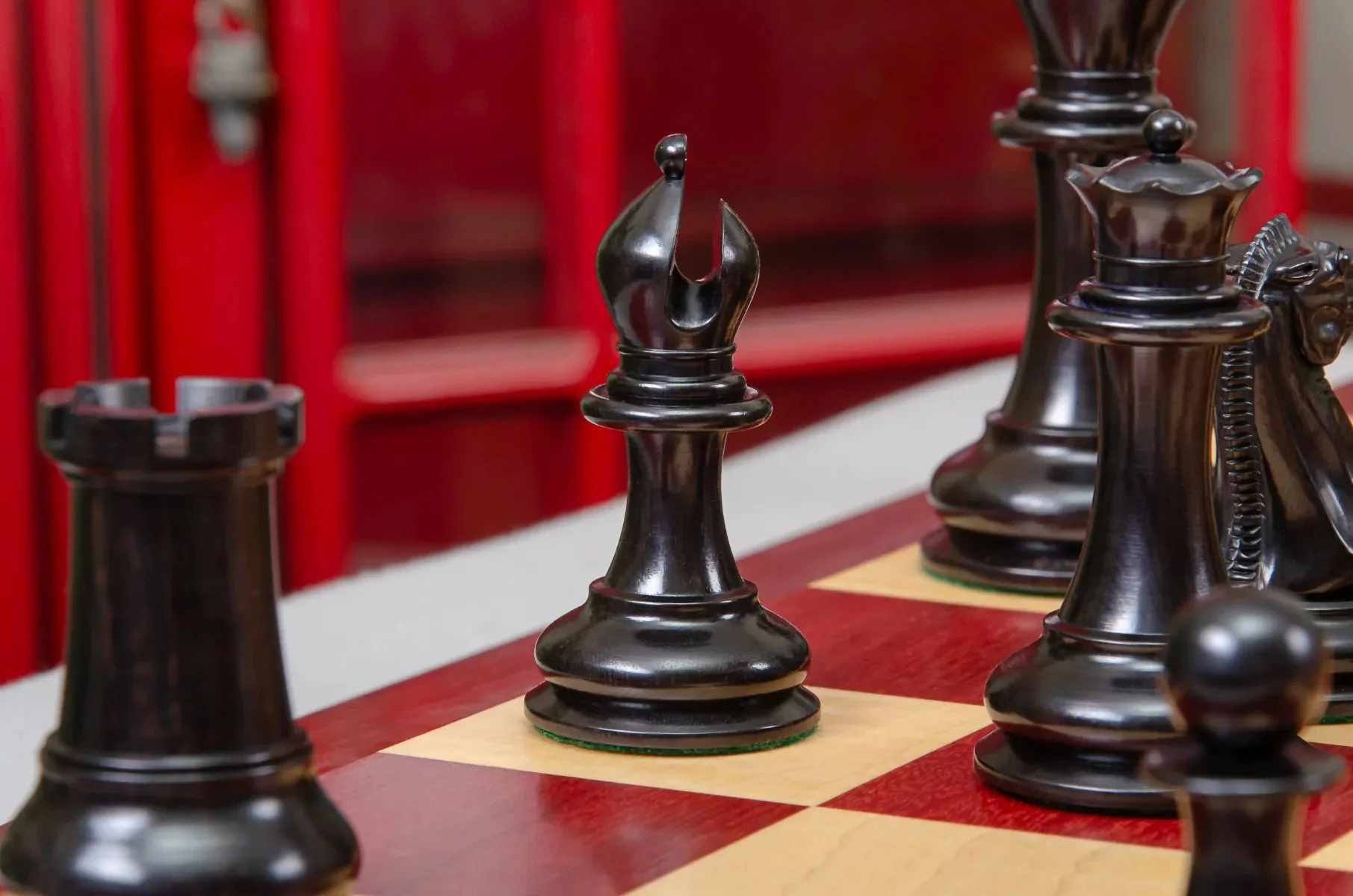 The Original 1849 Vintage Series Chess Pieces - 4.4" King - Image 13