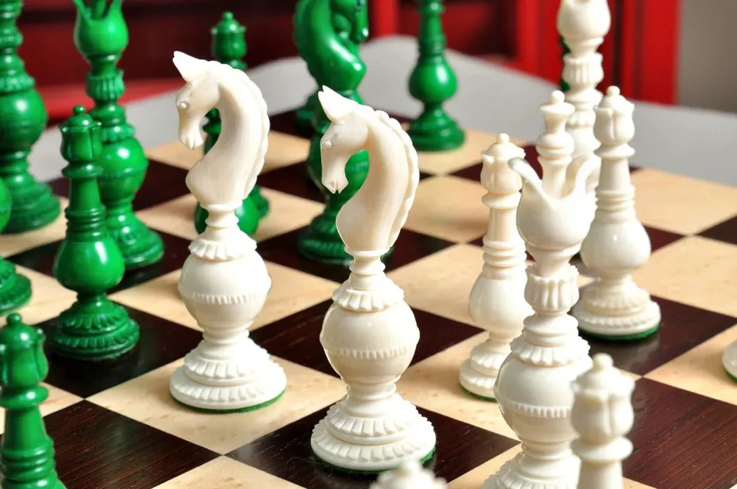 The Oxford Luxury Bone Chess Pieces - 5.25" King - Image 13