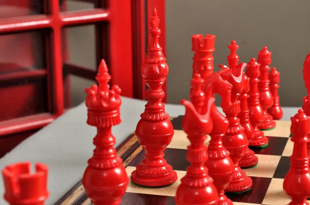 The Oxford Luxury Bone Chess Pieces - 5.25" King - Image 28