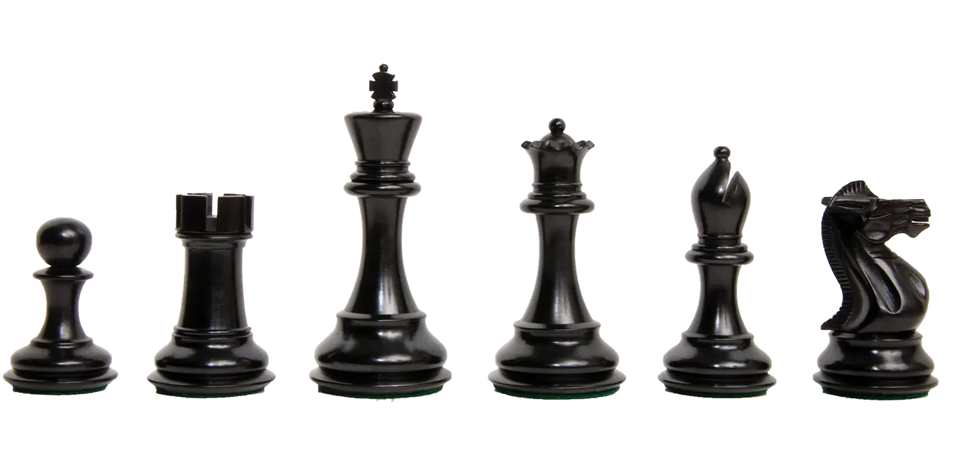 Ebonized Boxwood and Natural Boxwood