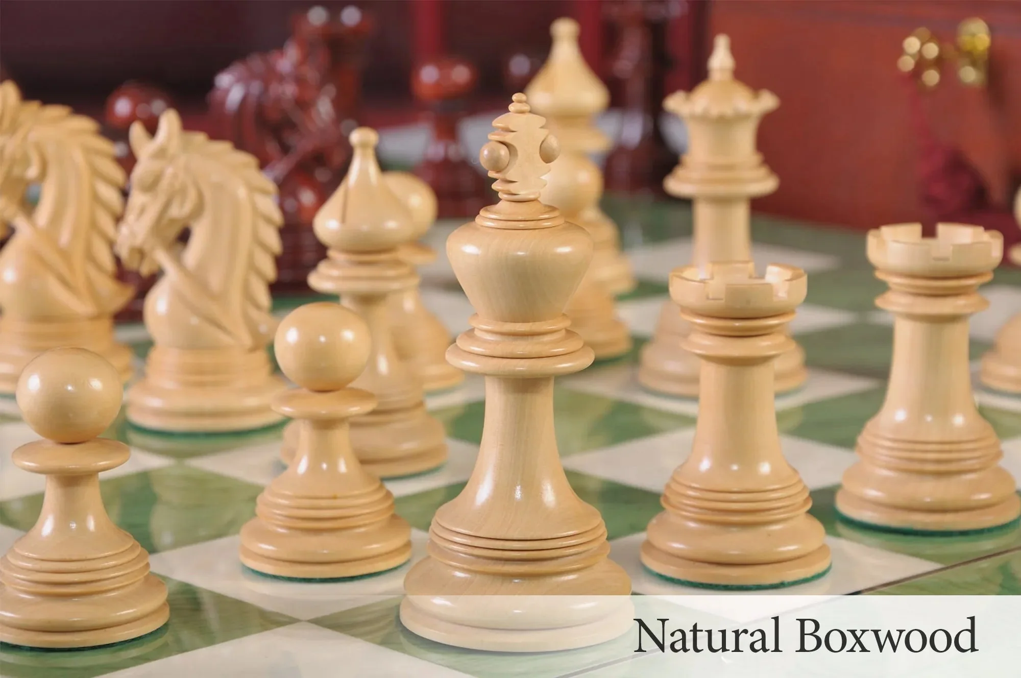 The Preston Series Chess Set, Box, & Board Combination - Image 3