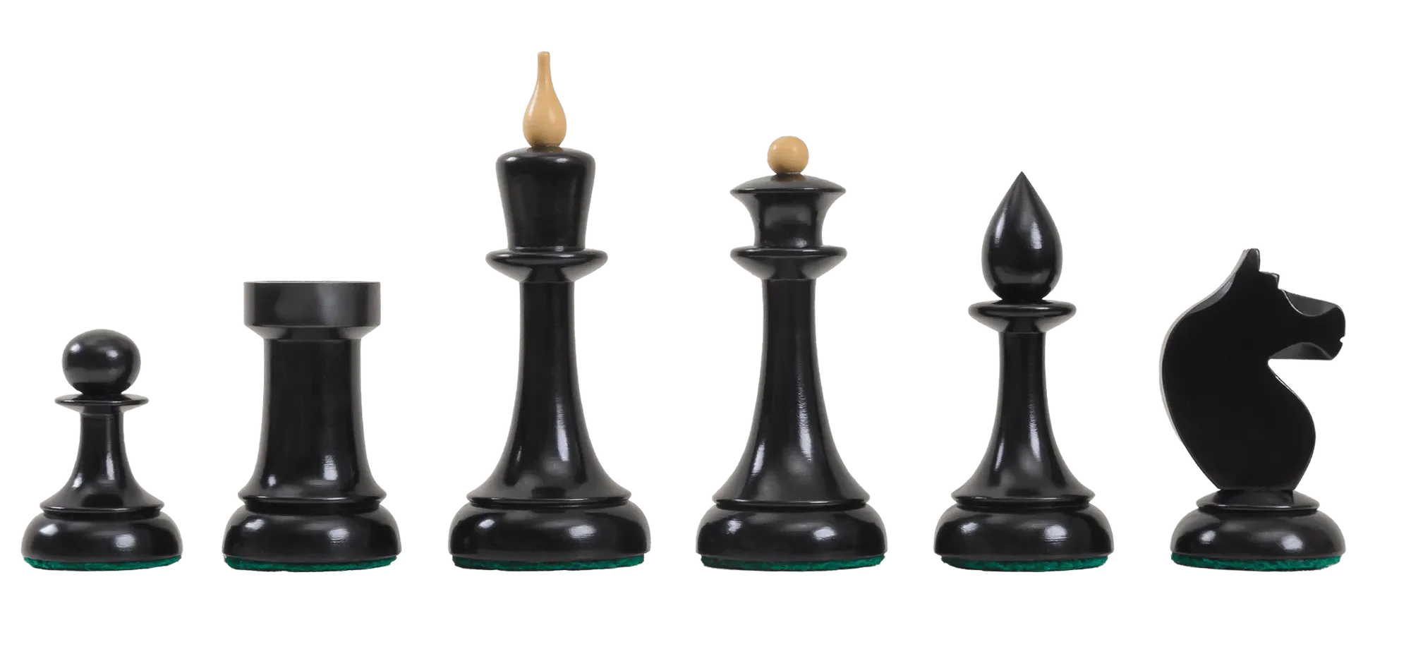 Ebonized Boxwood and Natural Boxwood