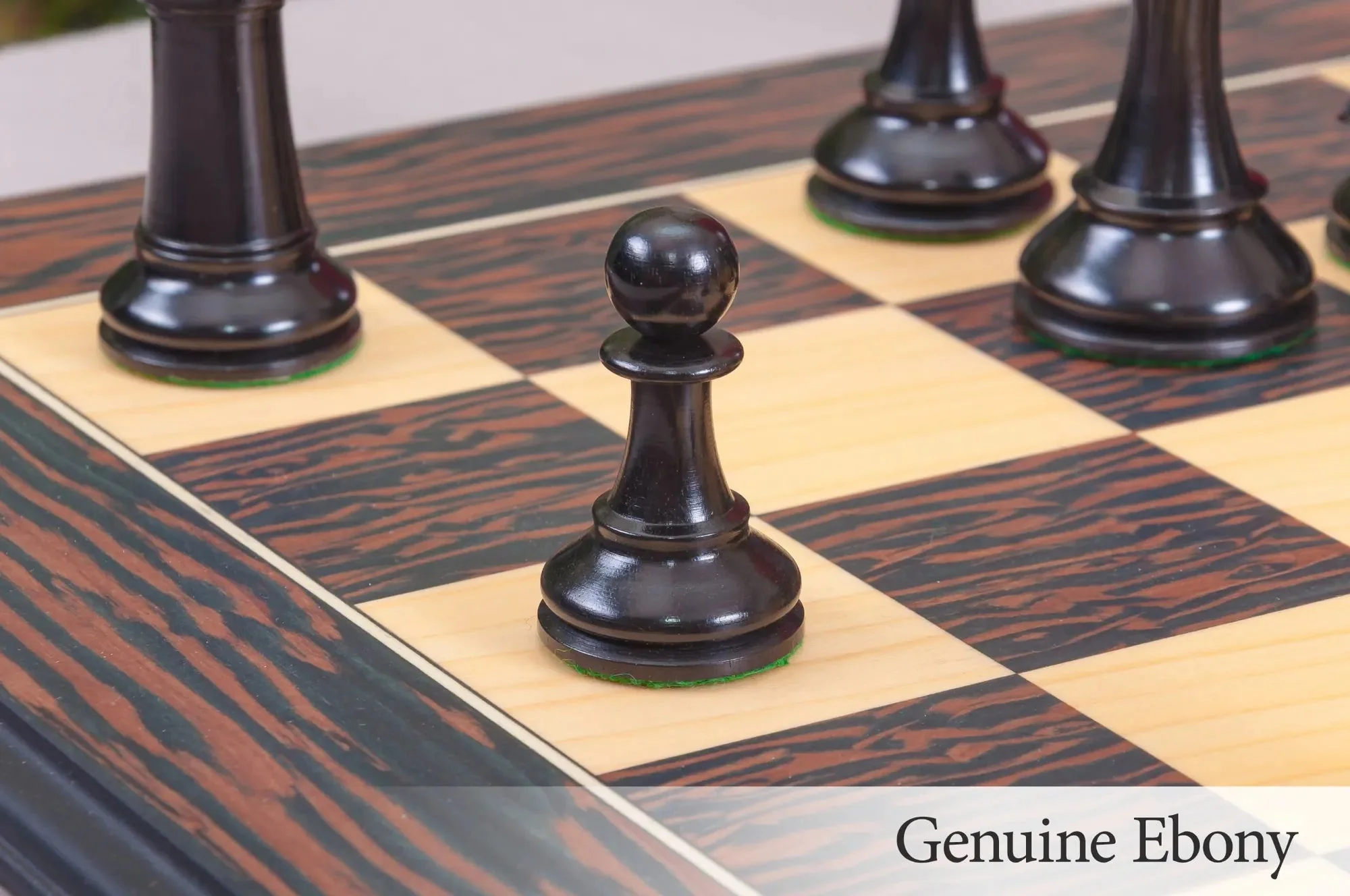 The Reproduction of the Circa 1940 Series Chess Pieces - 4" King - Image 10