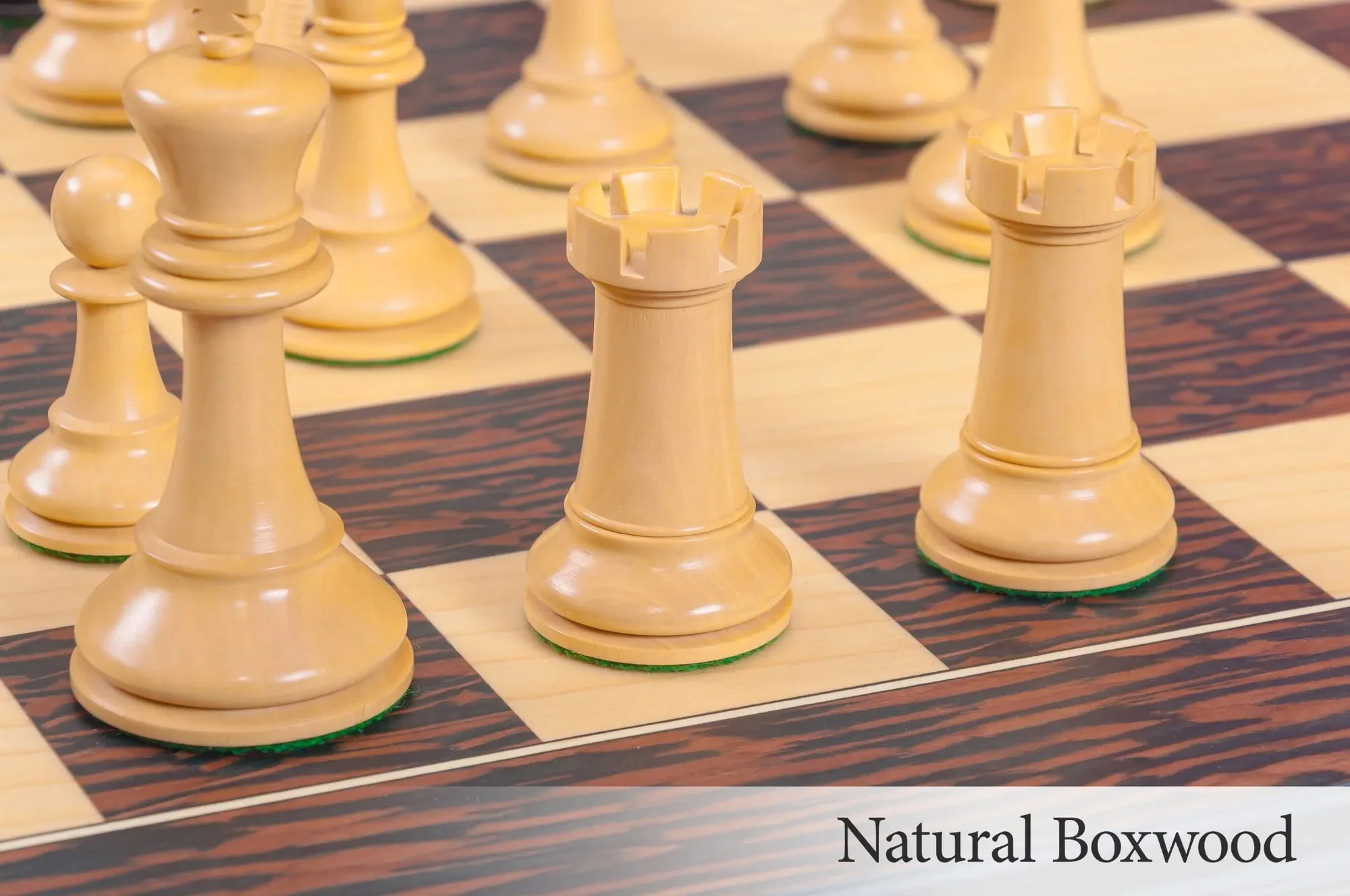 The Reproduction of the Circa 1940 Series Chess Pieces - 4" King - Image 13
