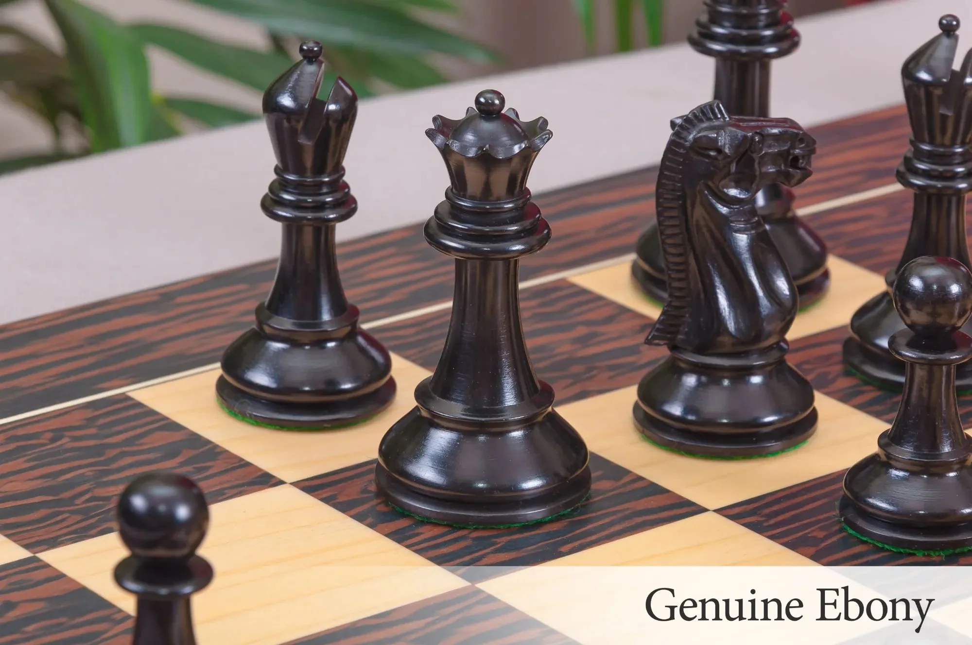 The Reproduction of the Circa 1940 Series Chess Pieces - 4" King - Image 14