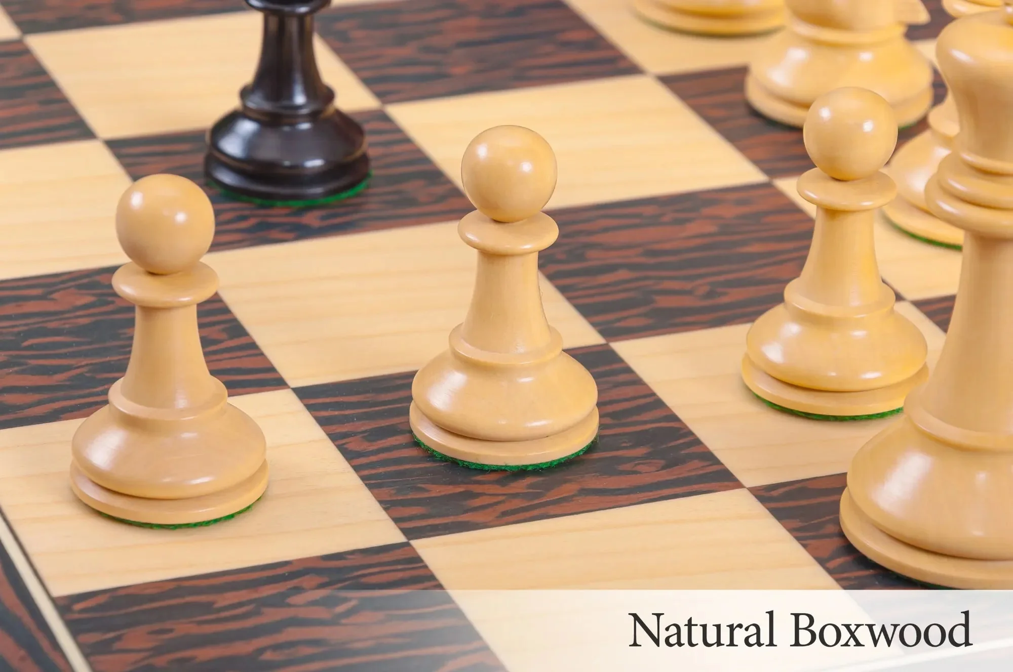 The Reproduction of the Circa 1940 Series Chess Pieces - 4" King - Image 15