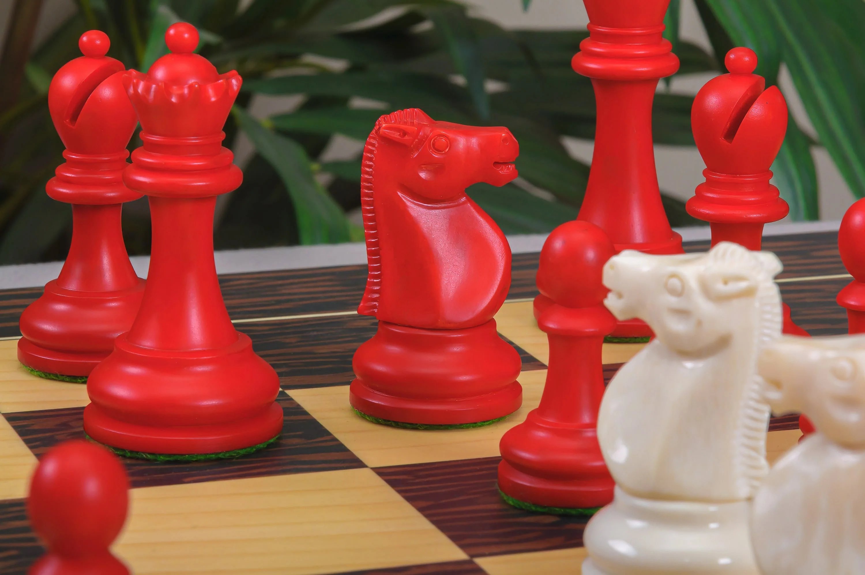 The Reykjavik II Series Bone Chess Pieces - 3.75" King - Image 11