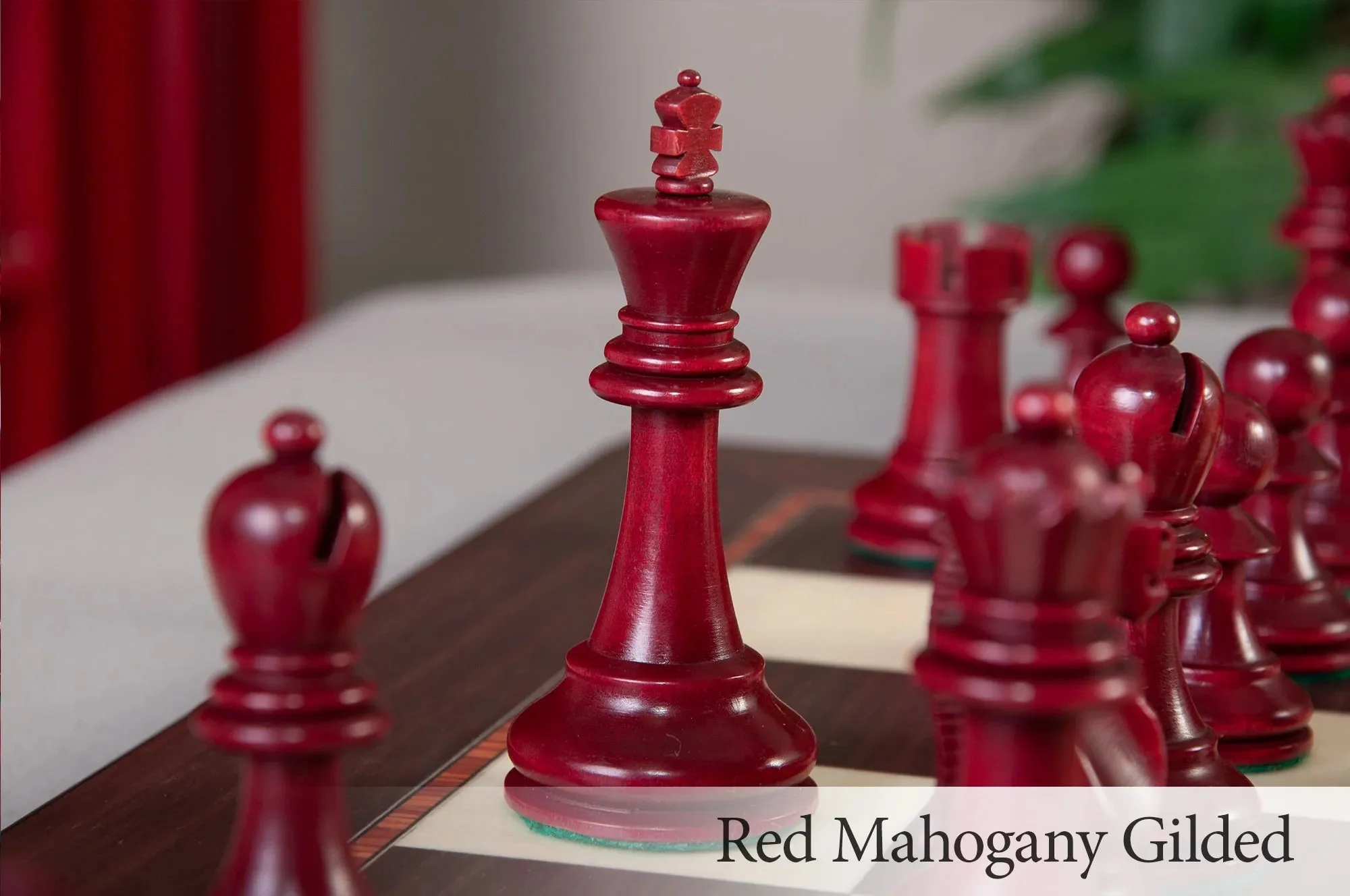 Red Mahogany Gilded and Natural Boxwood - Image 2